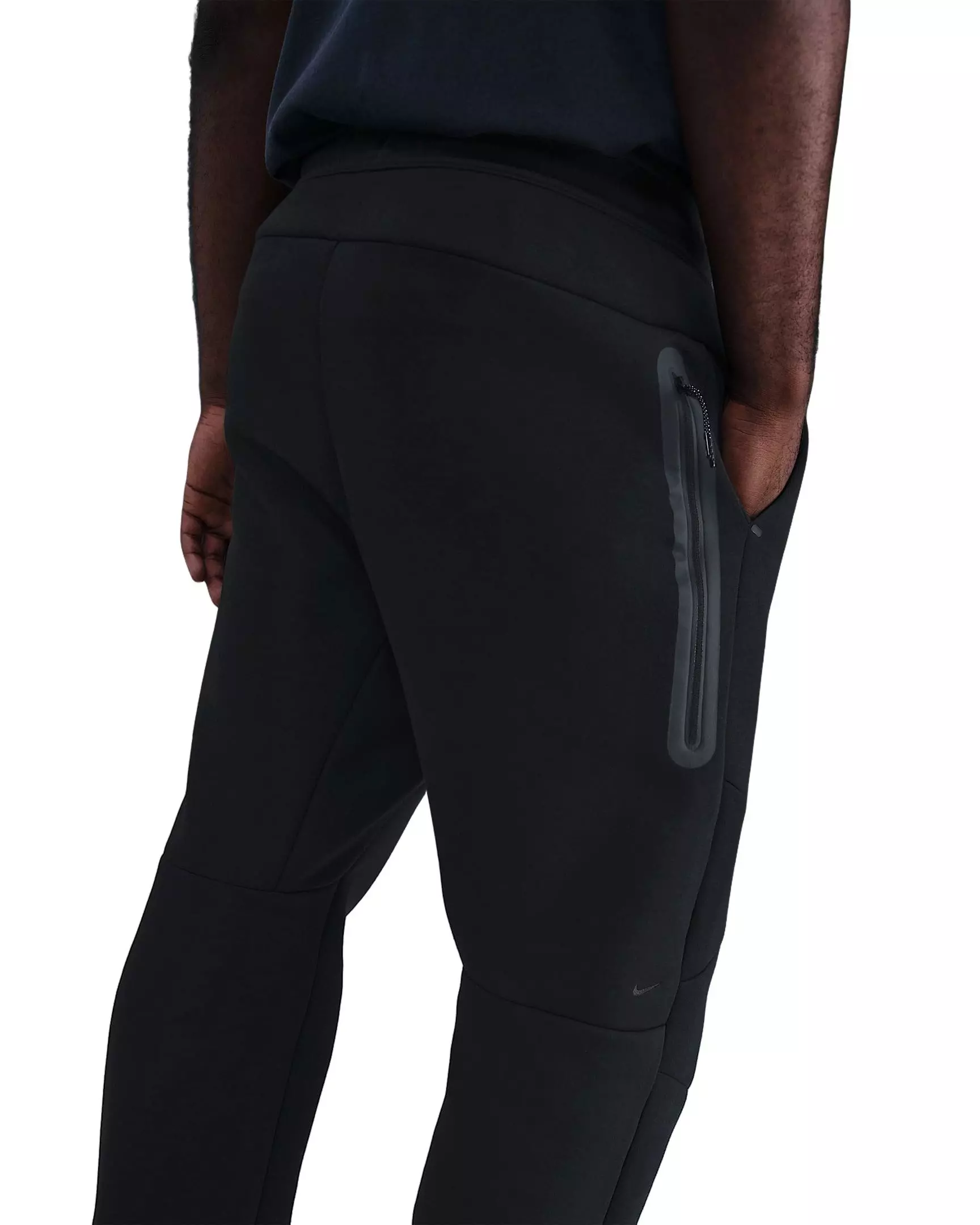 Nike Men's Tech Open-Hem Fleece Pants - BLACK