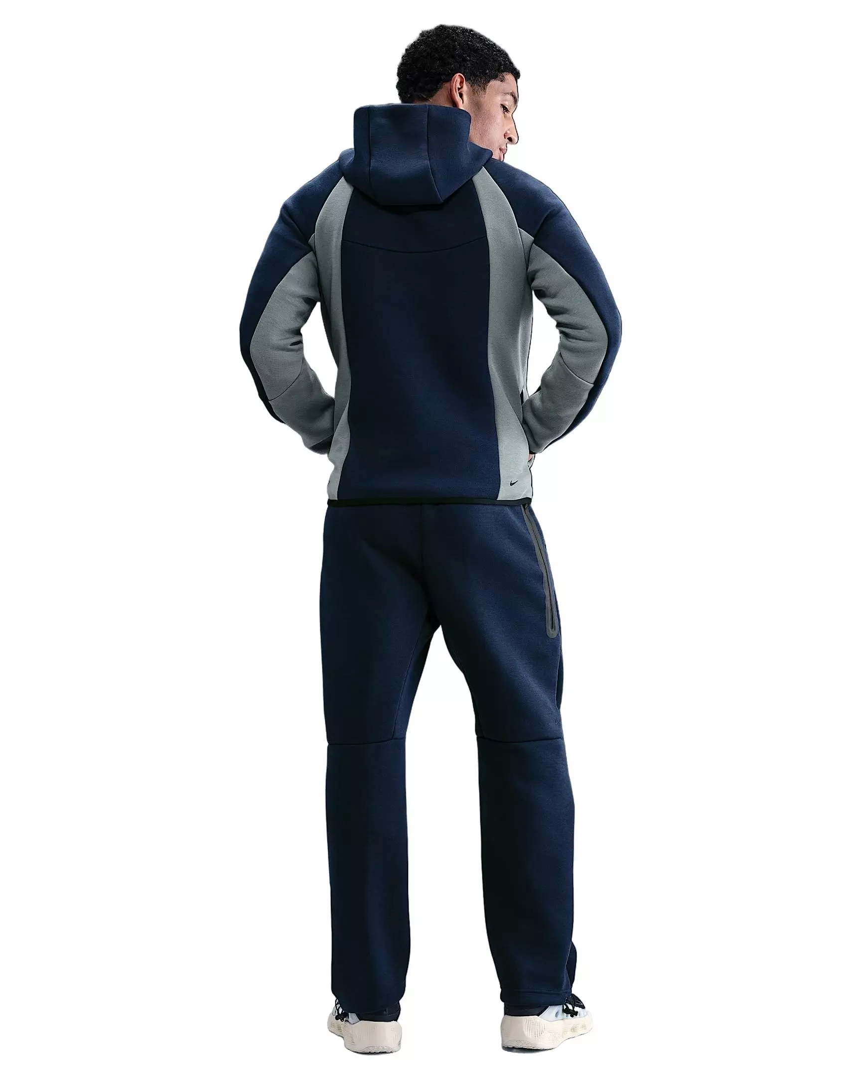 Nike Men's Tech Open-Hem Fleece Pants - BLUE