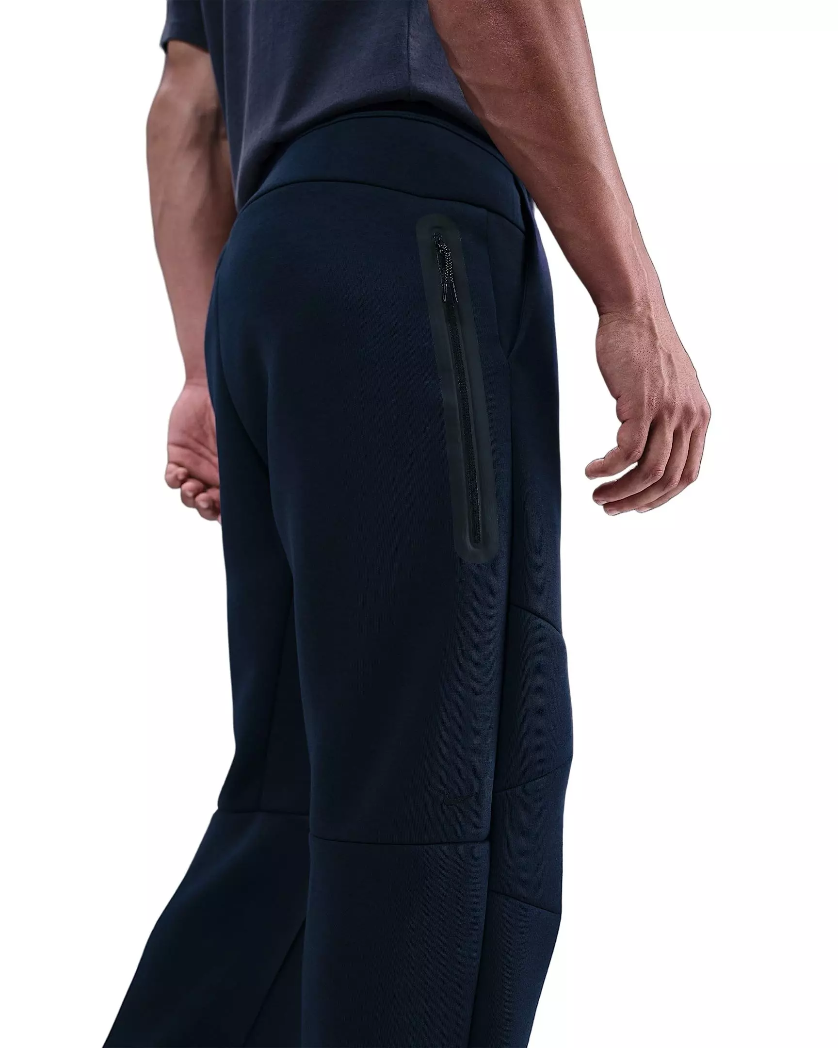 Nike Men's Tech Open-Hem Fleece Pants - BLUE