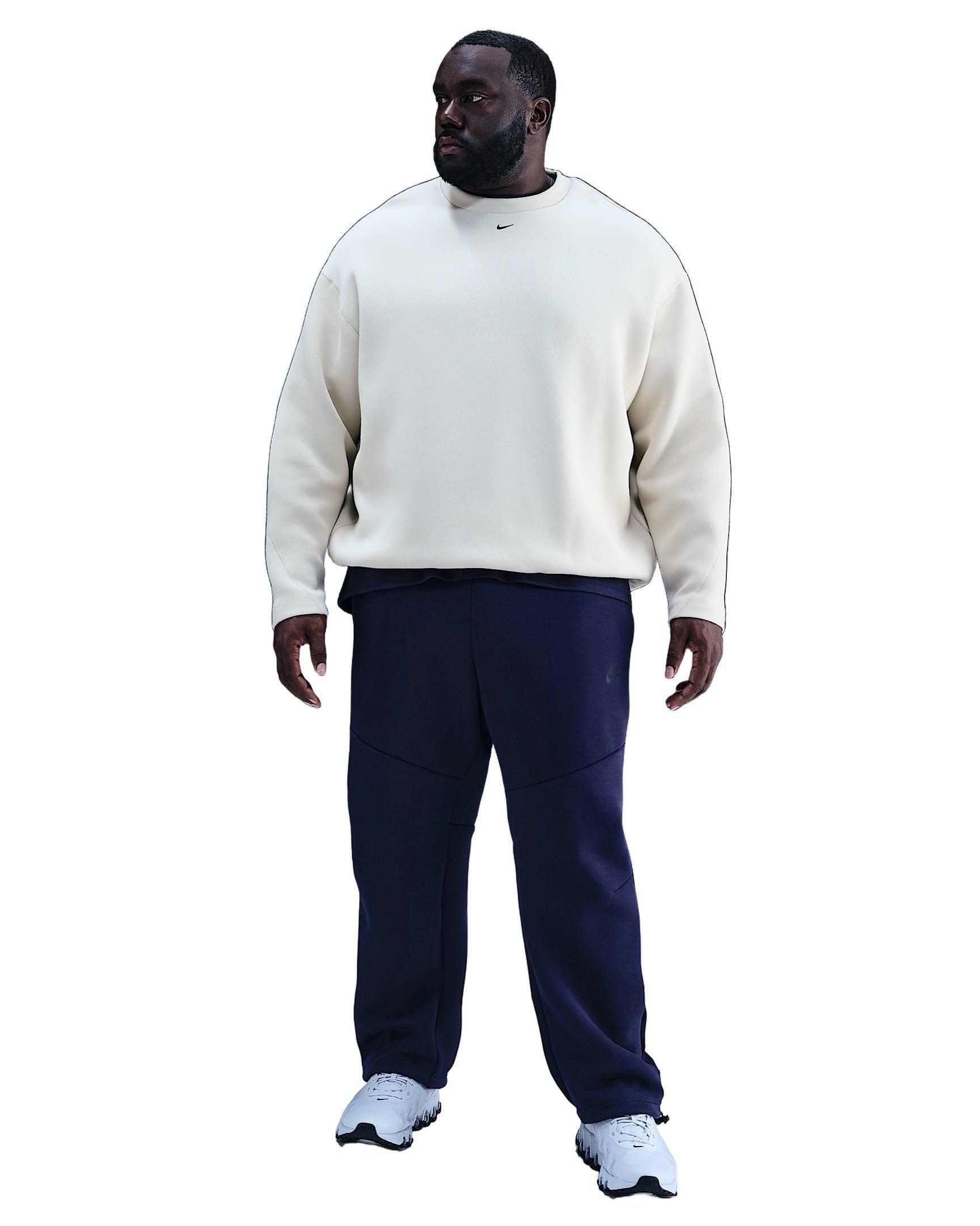 Nike Men's Tech Open-Hem Fleece Pants - BLUE Thumbnail View 7