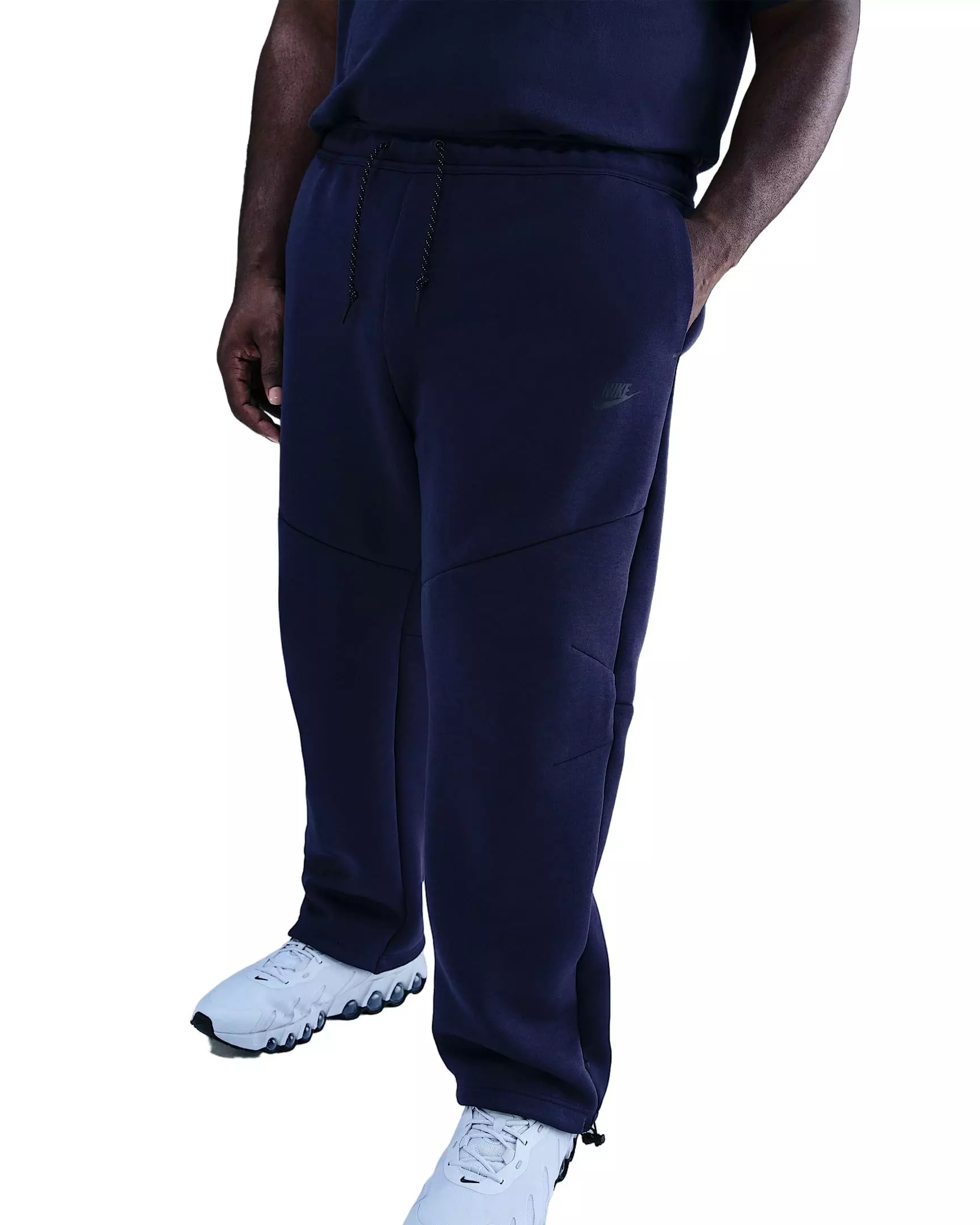 Nike Men's Tech Open-Hem Fleece Pants - BLUE