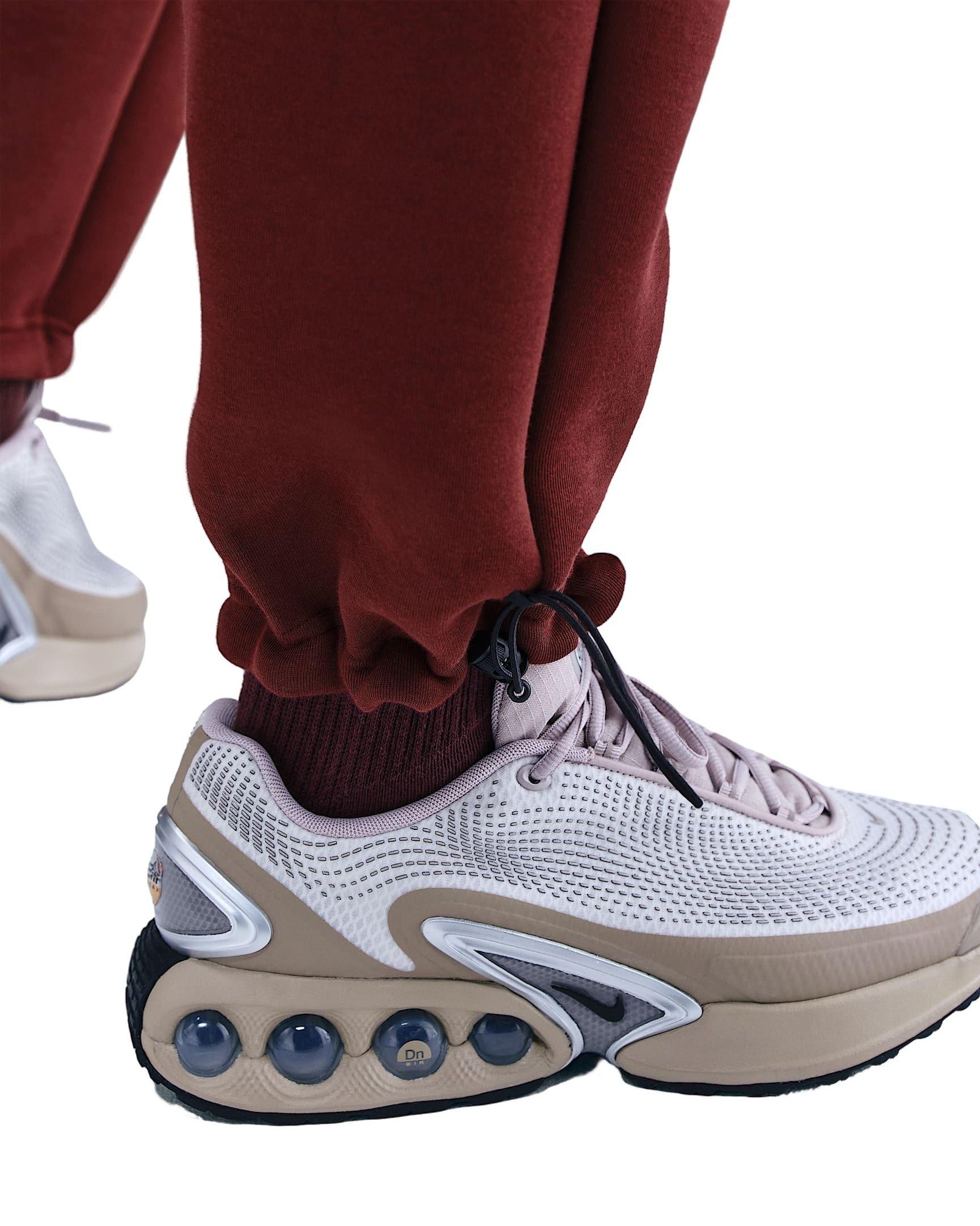 Nike Men's Tech Open-Hem Fleece Pants - RED Thumbnail View 5