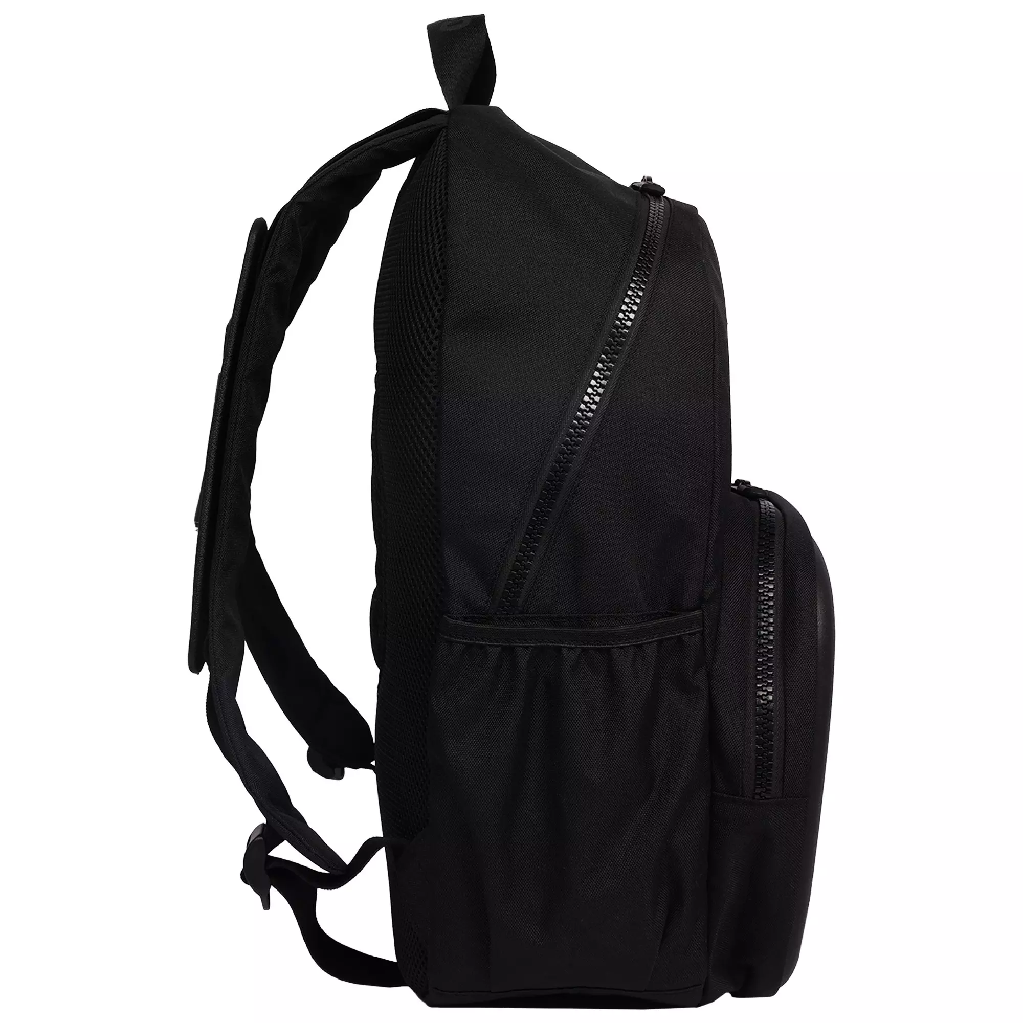 Crocs Back to School Customizable Backpack with EVA Front Pocket and Sports Jibbitz Charms - Black - BLACK