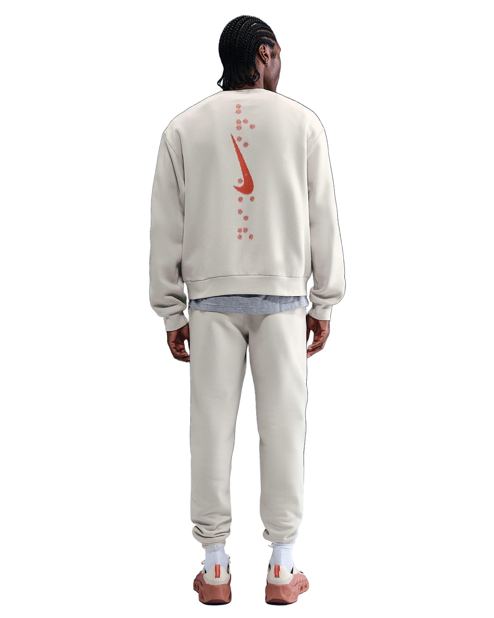 Nike Men's Sportswear Club Cuffed Fleece Pants - BEIGE Thumbnail View 2