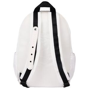 Crocs Back to School Customizable Backpack with EVA Front Pocket and Sports Jibbitz Charms - White - WHITE