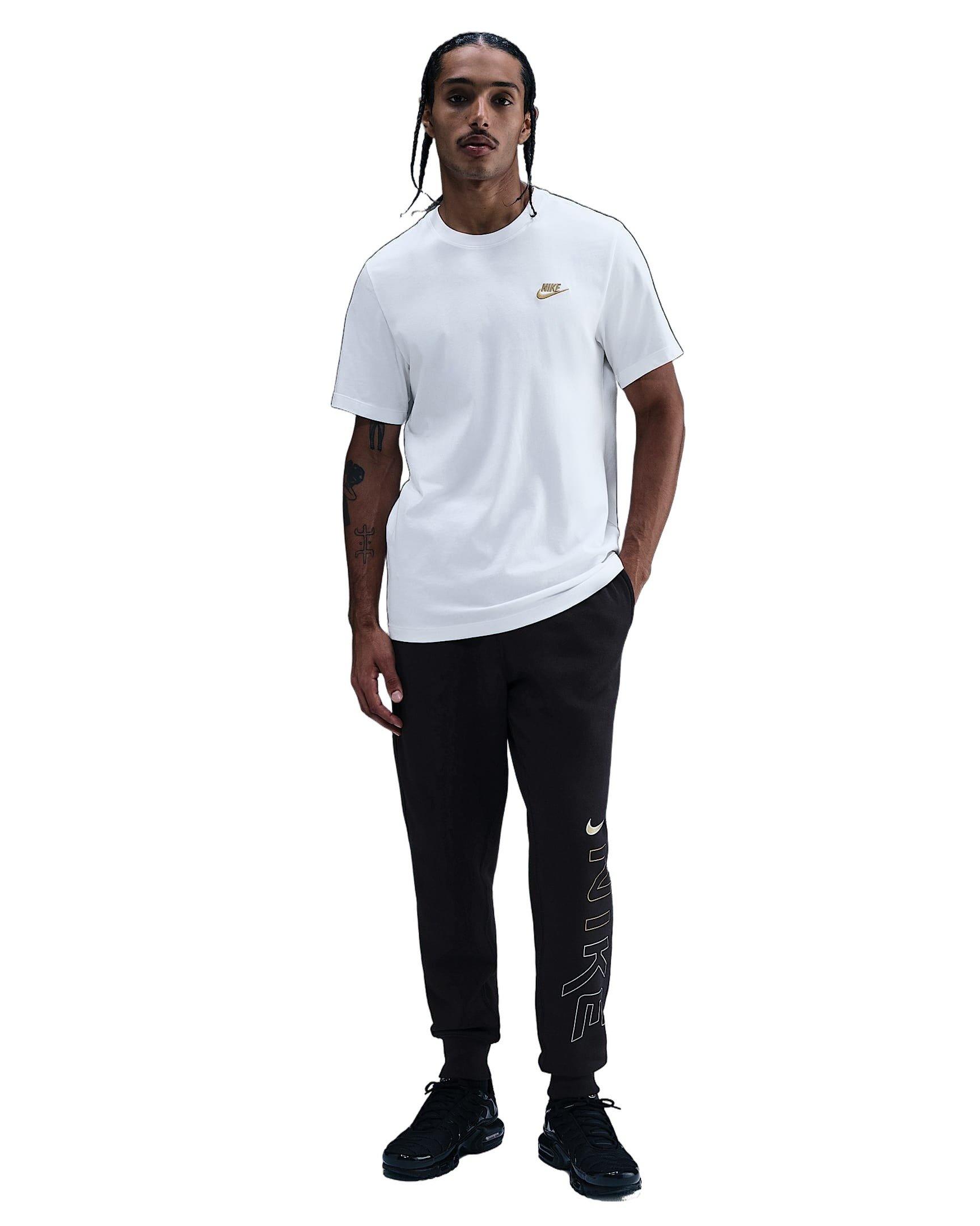 Nike Men's Sportswear Club Fleece Department of Motion Joggers - BLACK Thumbnail View 1
