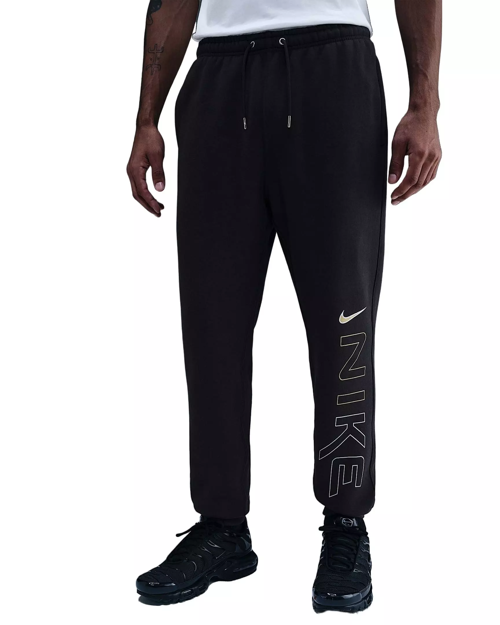 Nike Men's Sportswear Club Fleece Department of Motion Joggers - BLACK