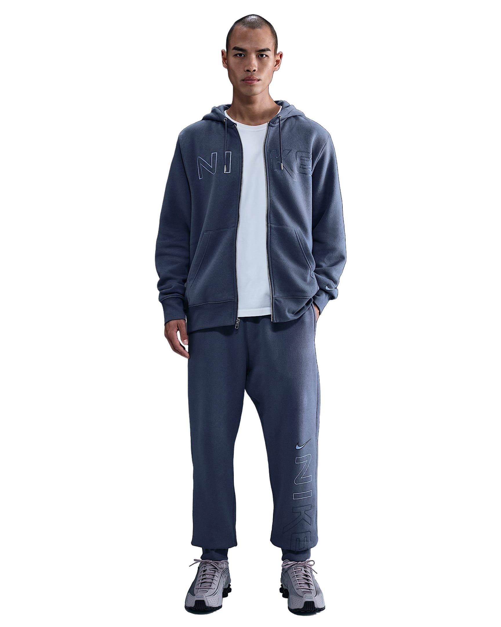 Nike Men's Sportswear Club Fleece Department of Motion Joggers - BLUE Thumbnail View 1