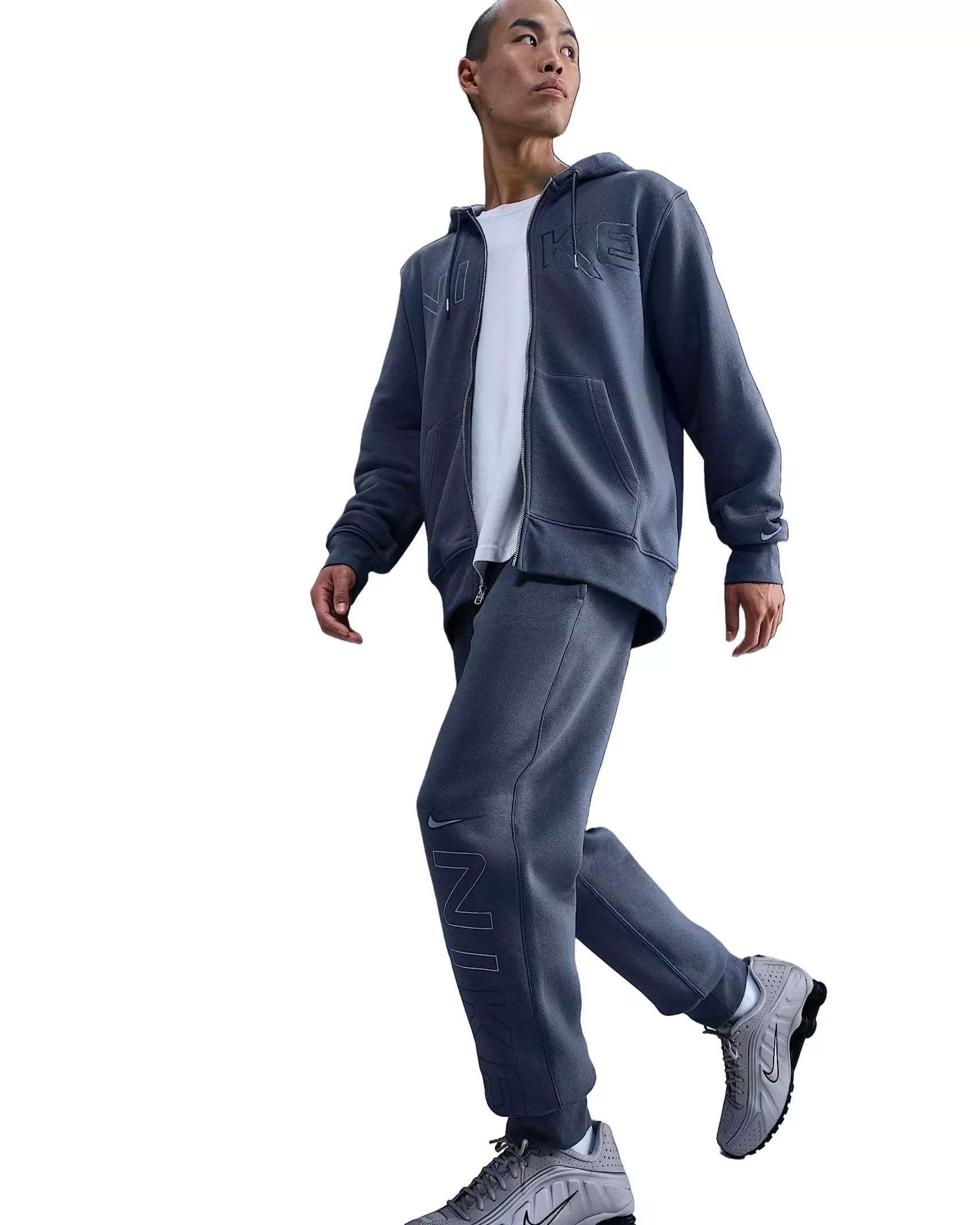 Nike Men's Sportswear Club Fleece Department of Motion Joggers - BLUE