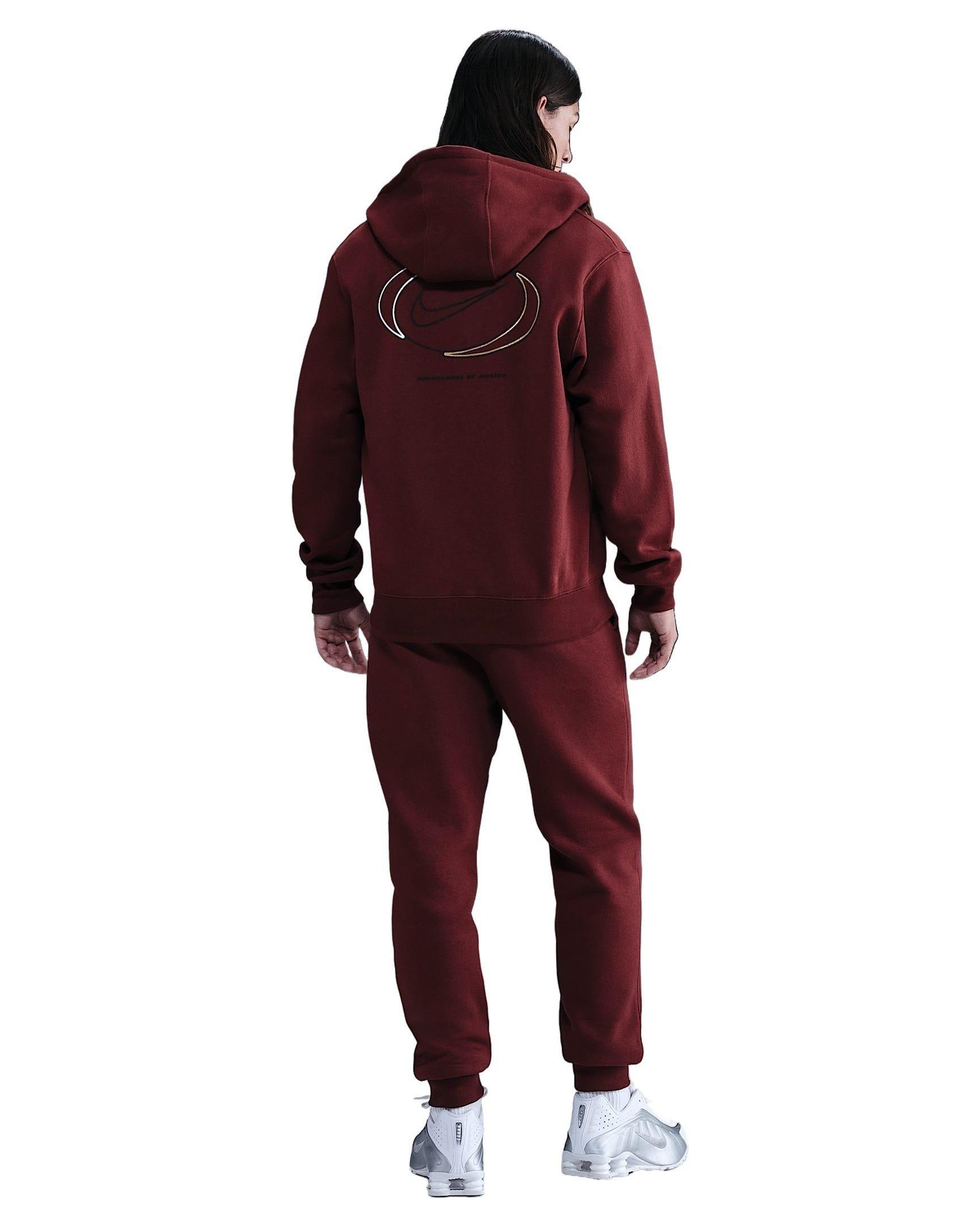 Nike Men's Sportswear Club Fleece Joggers - RED Thumbnail View 2