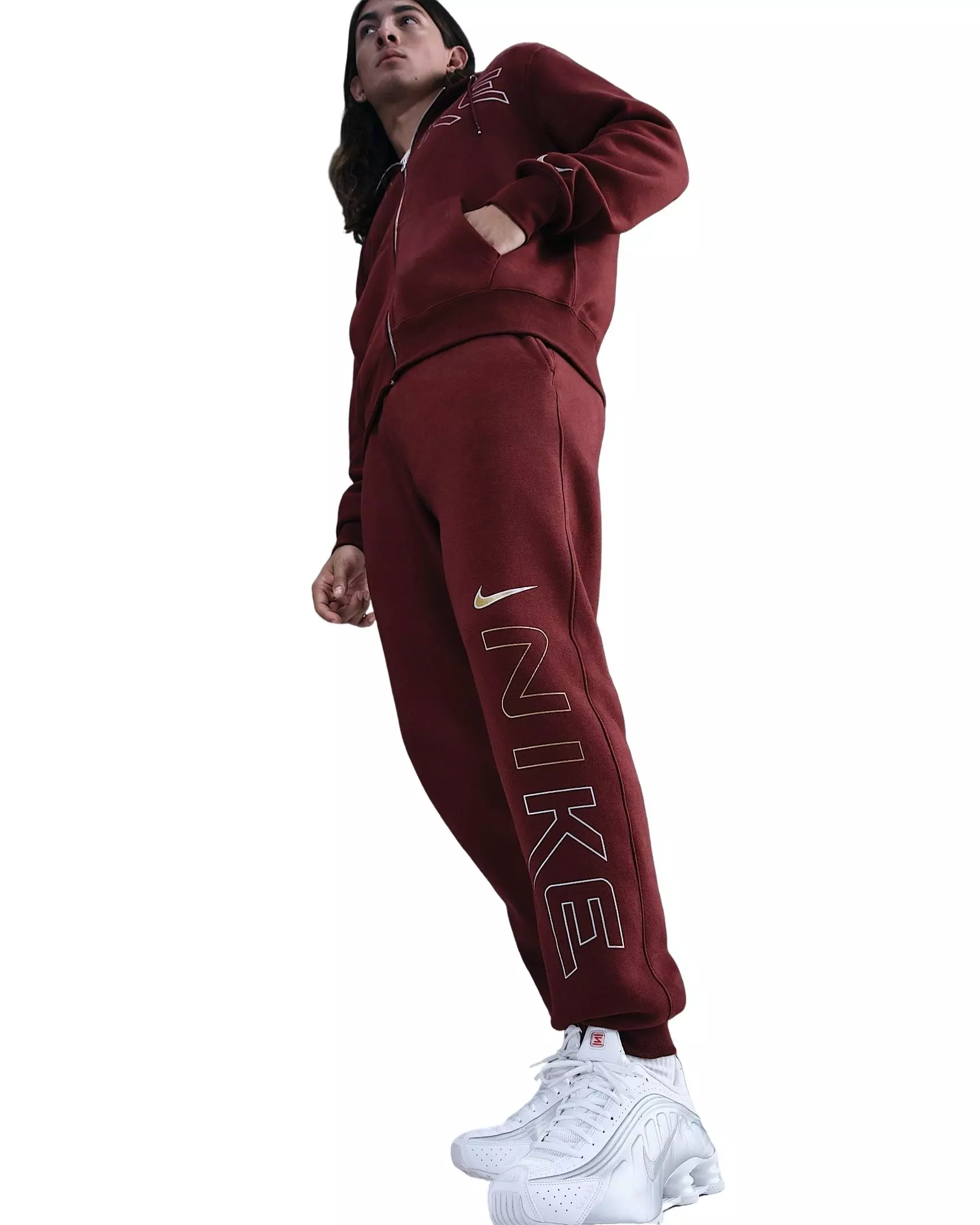 Nike Men's Sportswear Club Fleece Joggers - RED