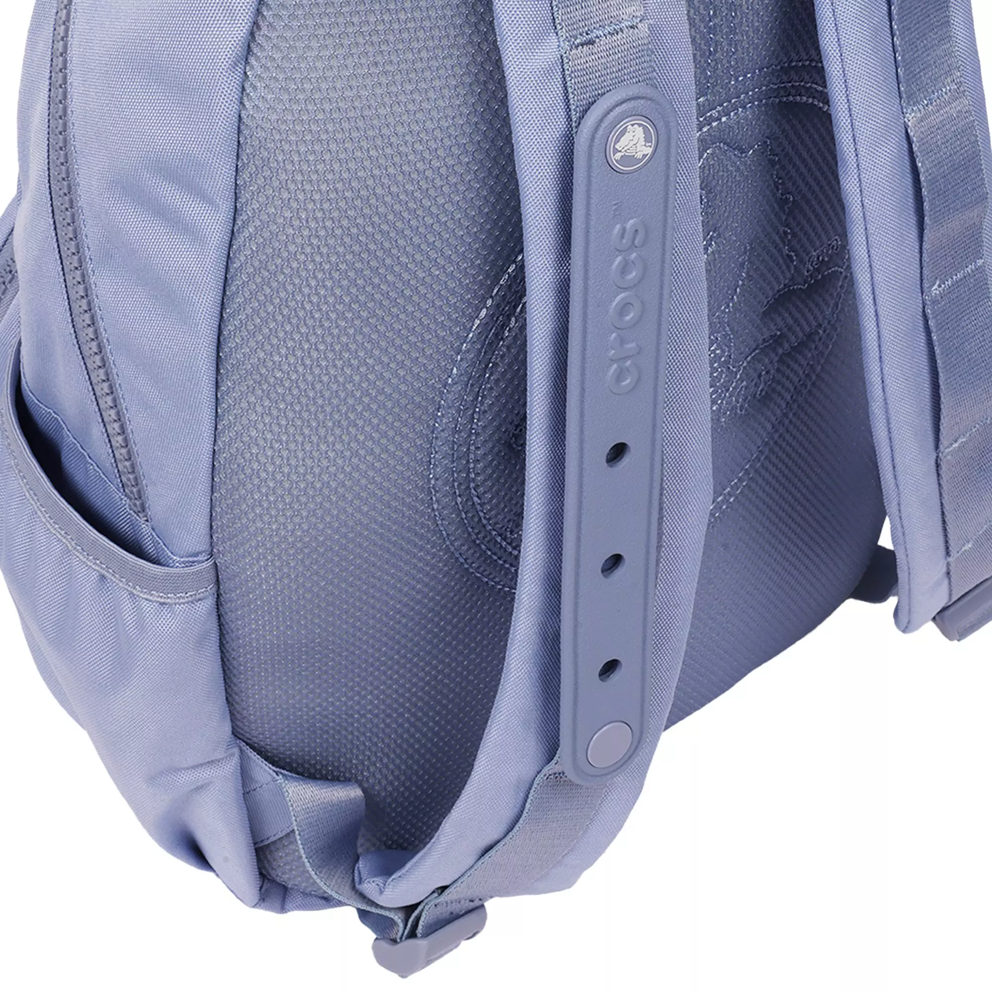 Crocs Back to School Customizable Backpack with EVA Front Pocket and Gaming Jibbitz Charms - Blue - BLUE