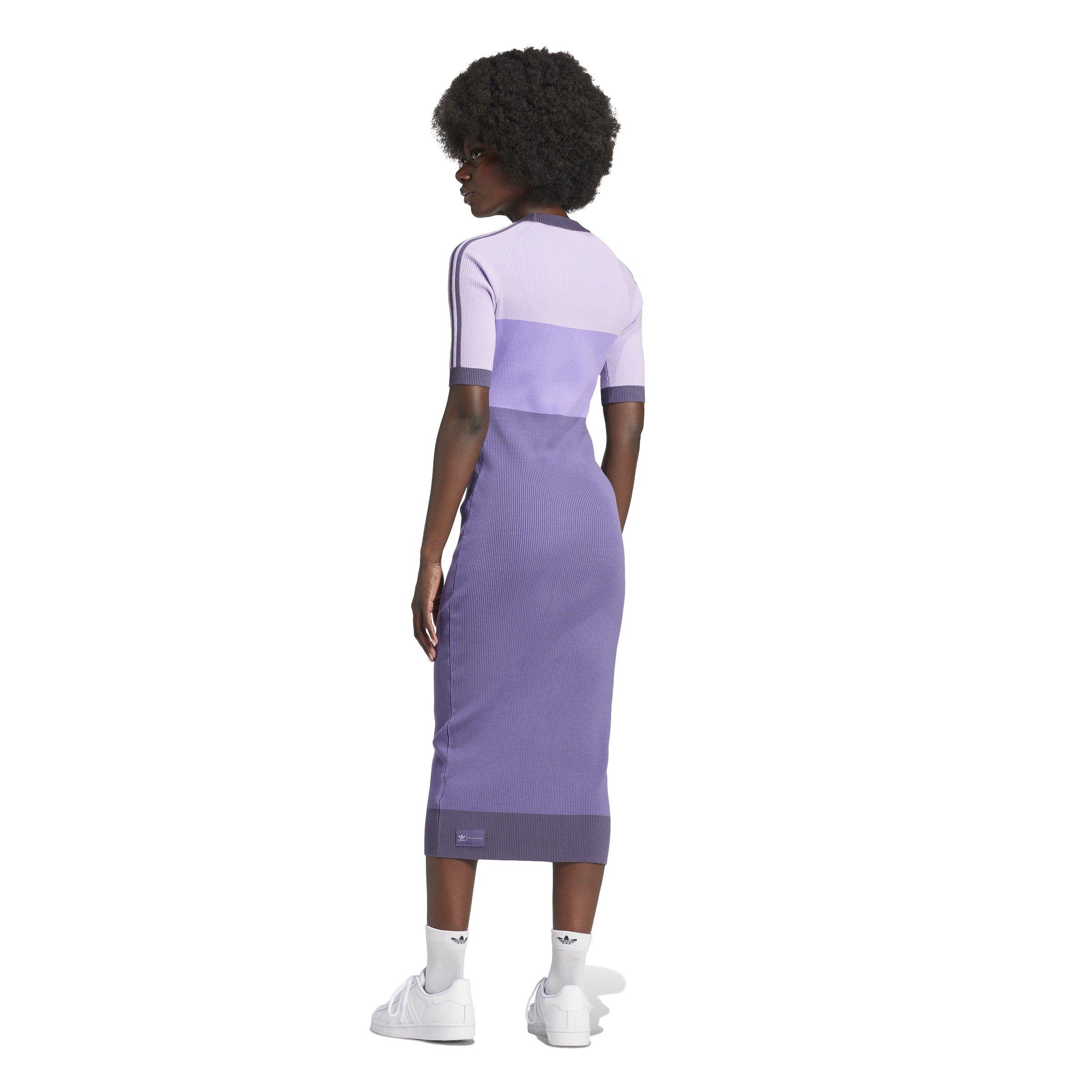 ☆Adidas☆Originals KNIT Dress Purple adidas Originals Women's Kseniaschnaider Knit Dress -Purple