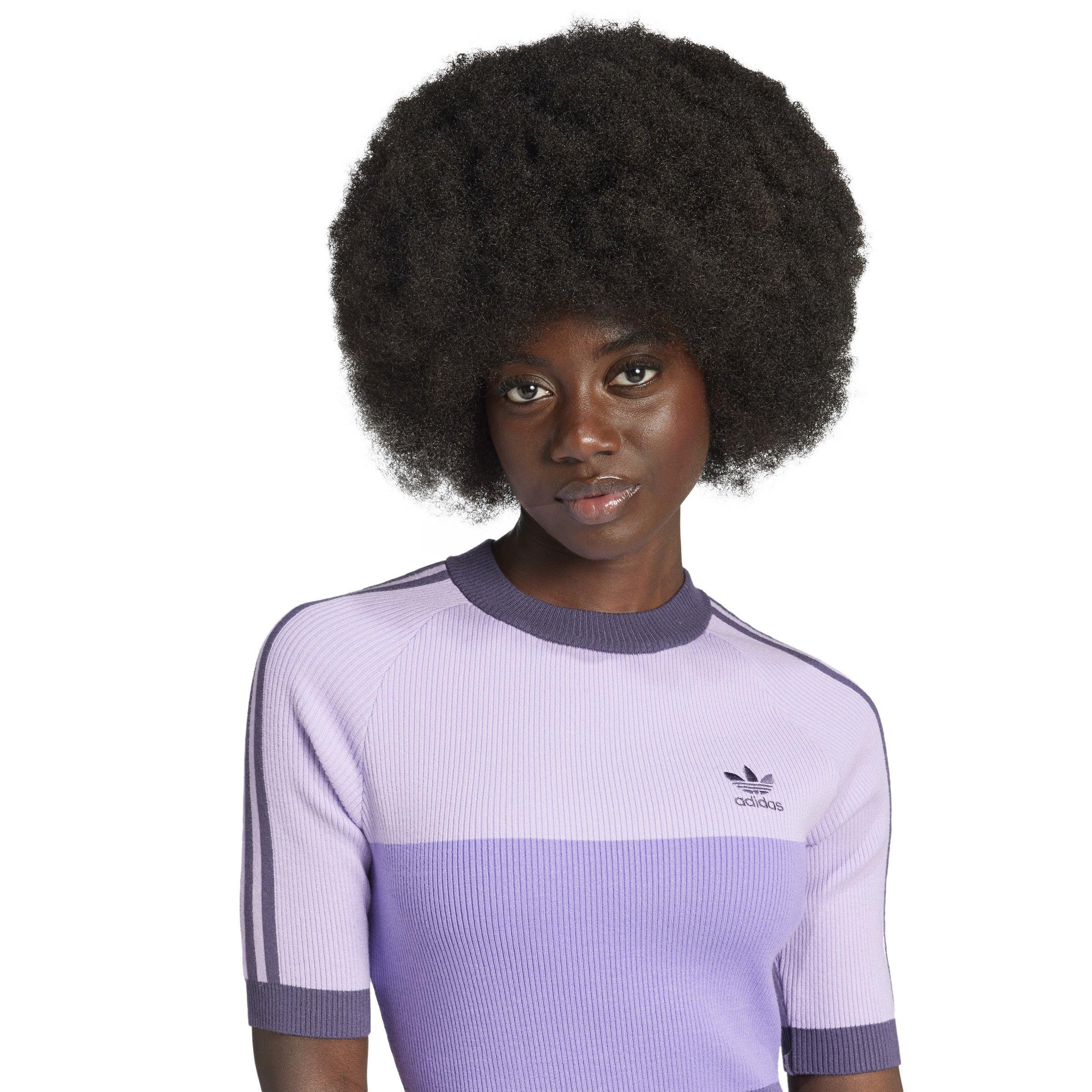 adidas Originals Women's Kseniaschnaider Knit Dress -Purple