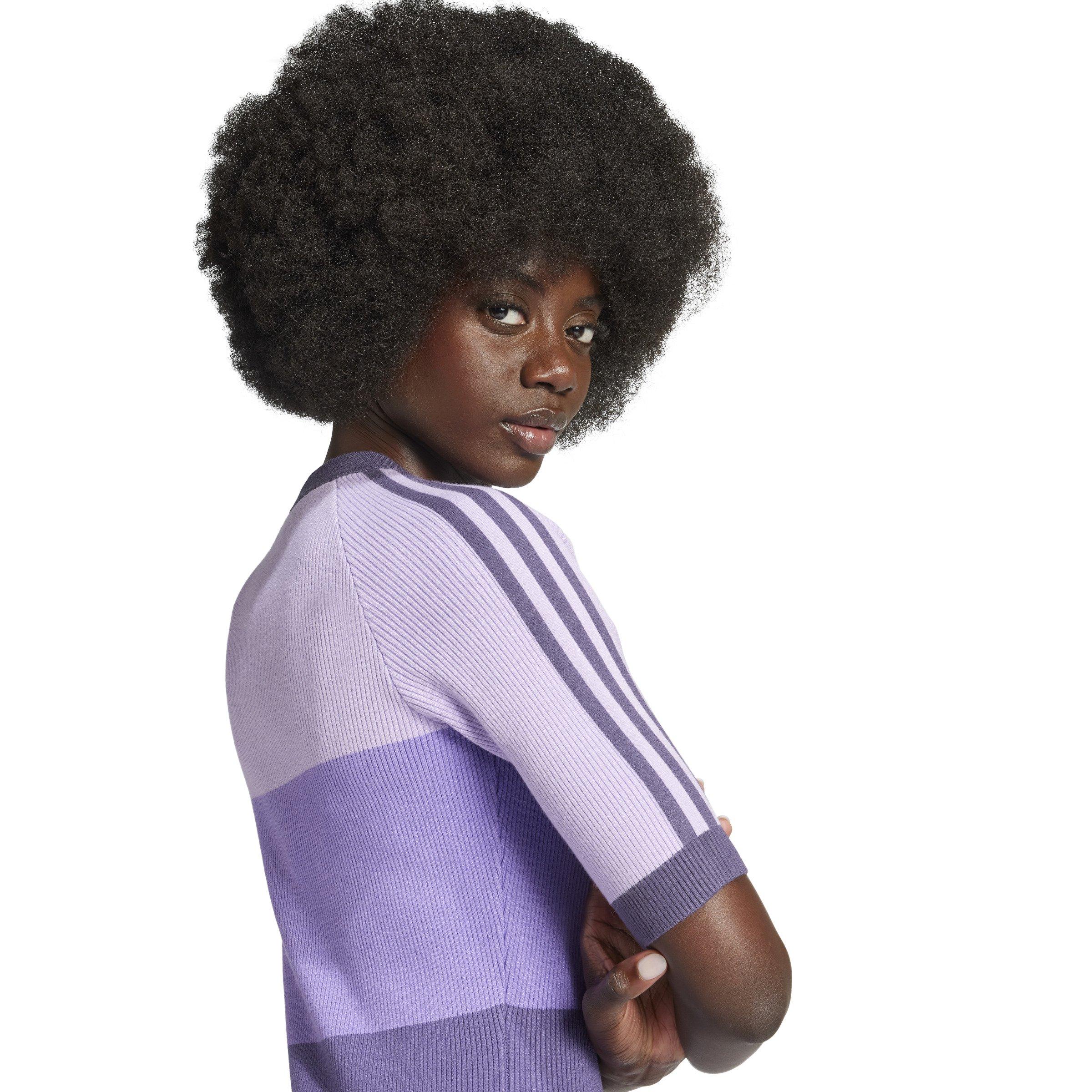 adidas Originals Women's Kseniaschnaider Knit Dress -Purple
