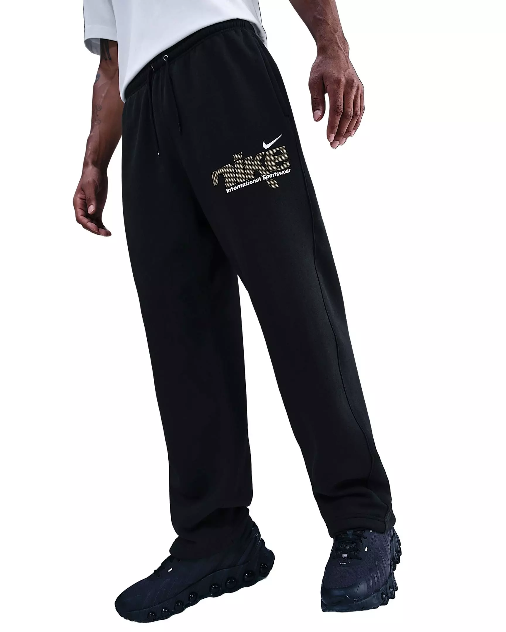 Nike Men's Sportswear Club Bungee Pants - BLACK