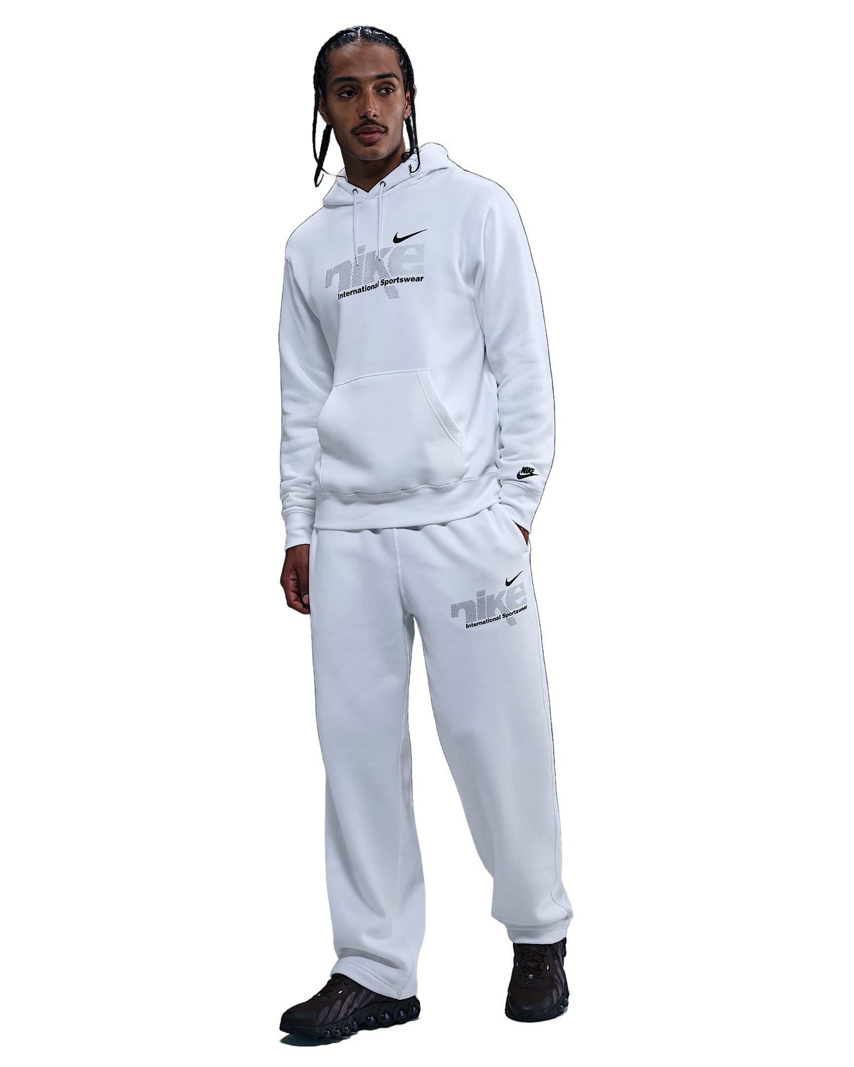 Nike Men's Sportswear Club Bungee Pants - WHITE Thumbnail View 1