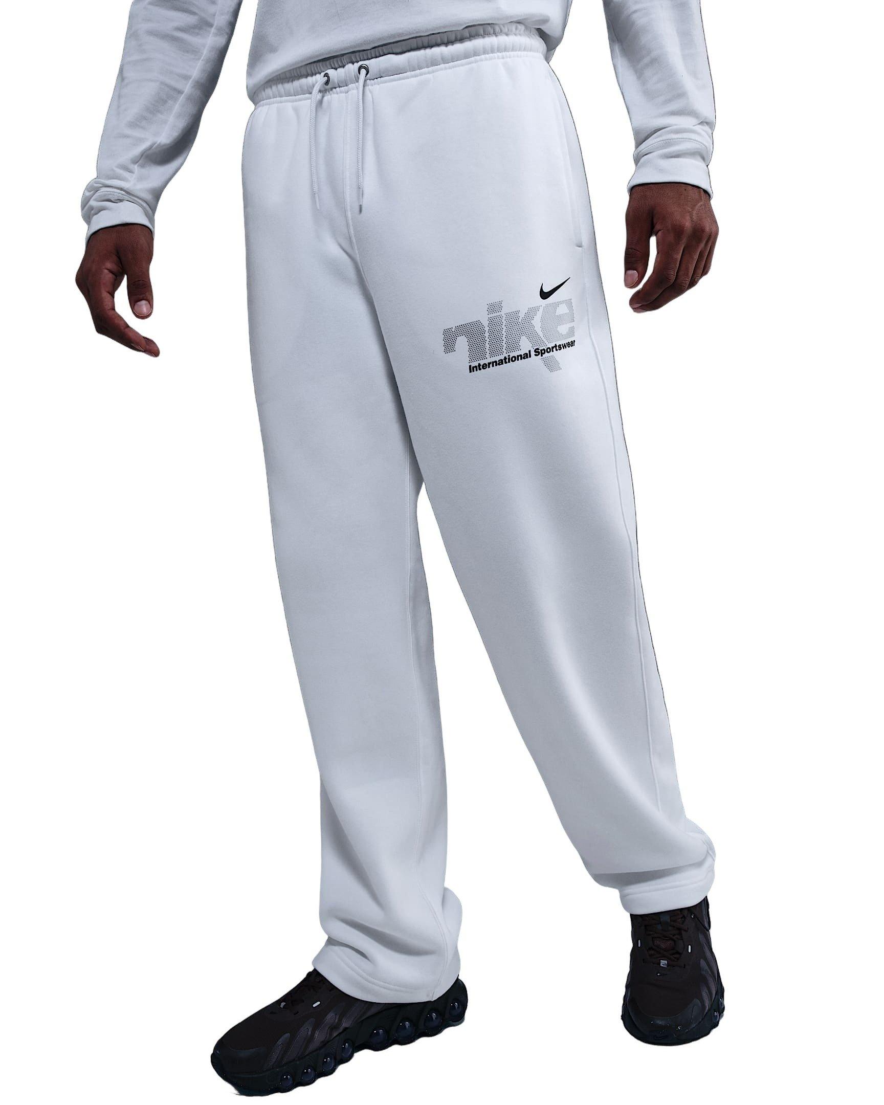 Nike Men's Sportswear Club Bungee Pants - WHITE Thumbnail View 3