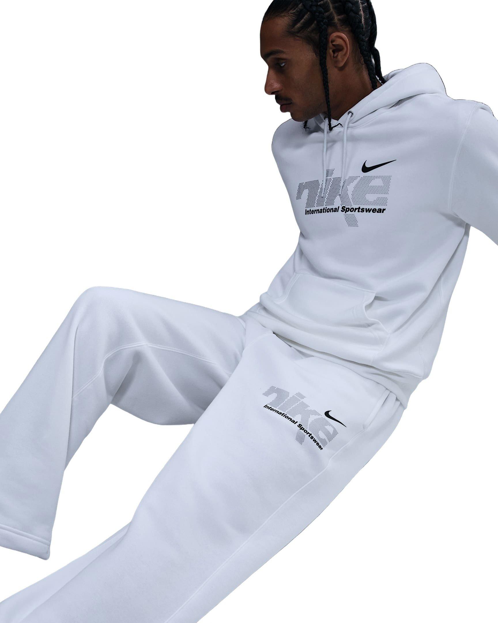 Nike Men's Sportswear Club Bungee Pants - WHITE Thumbnail View 6