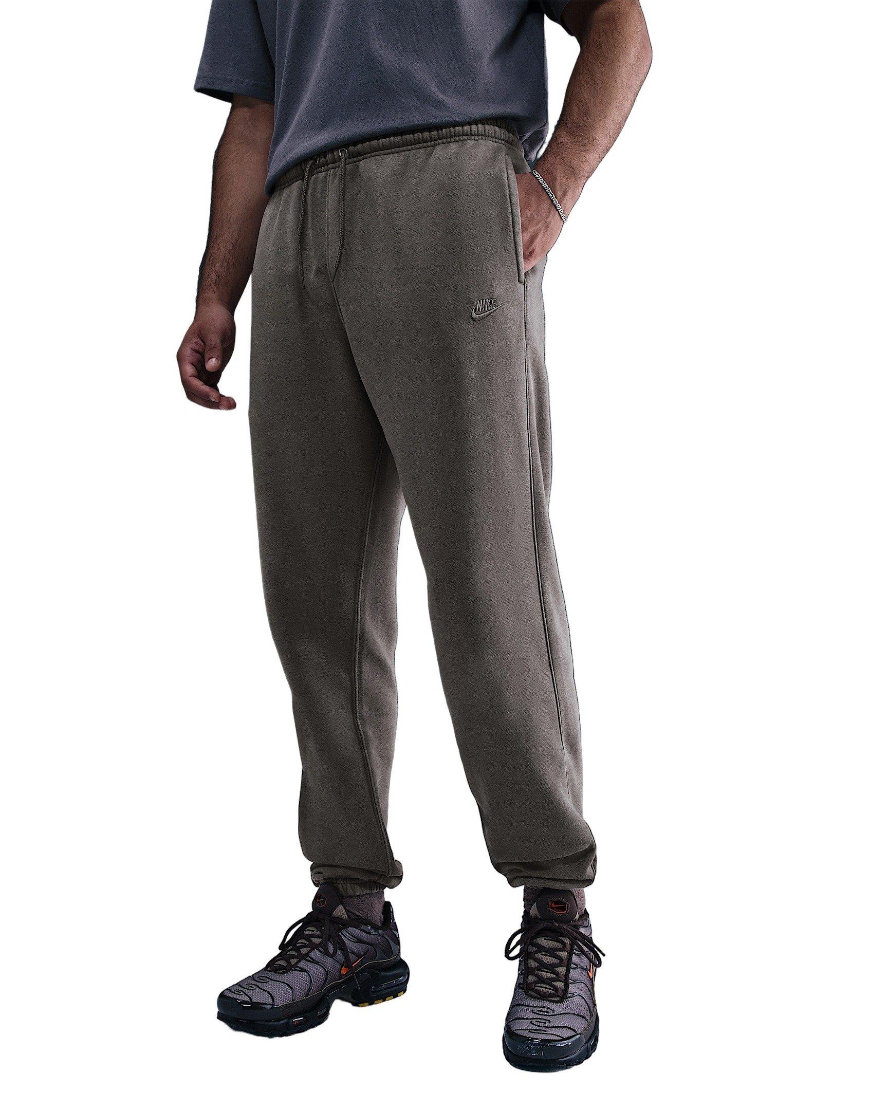 Nike Men's Sportswear BB Washed Cuffed Fleece Pants -Stone - STONE  Thumbnail View 1