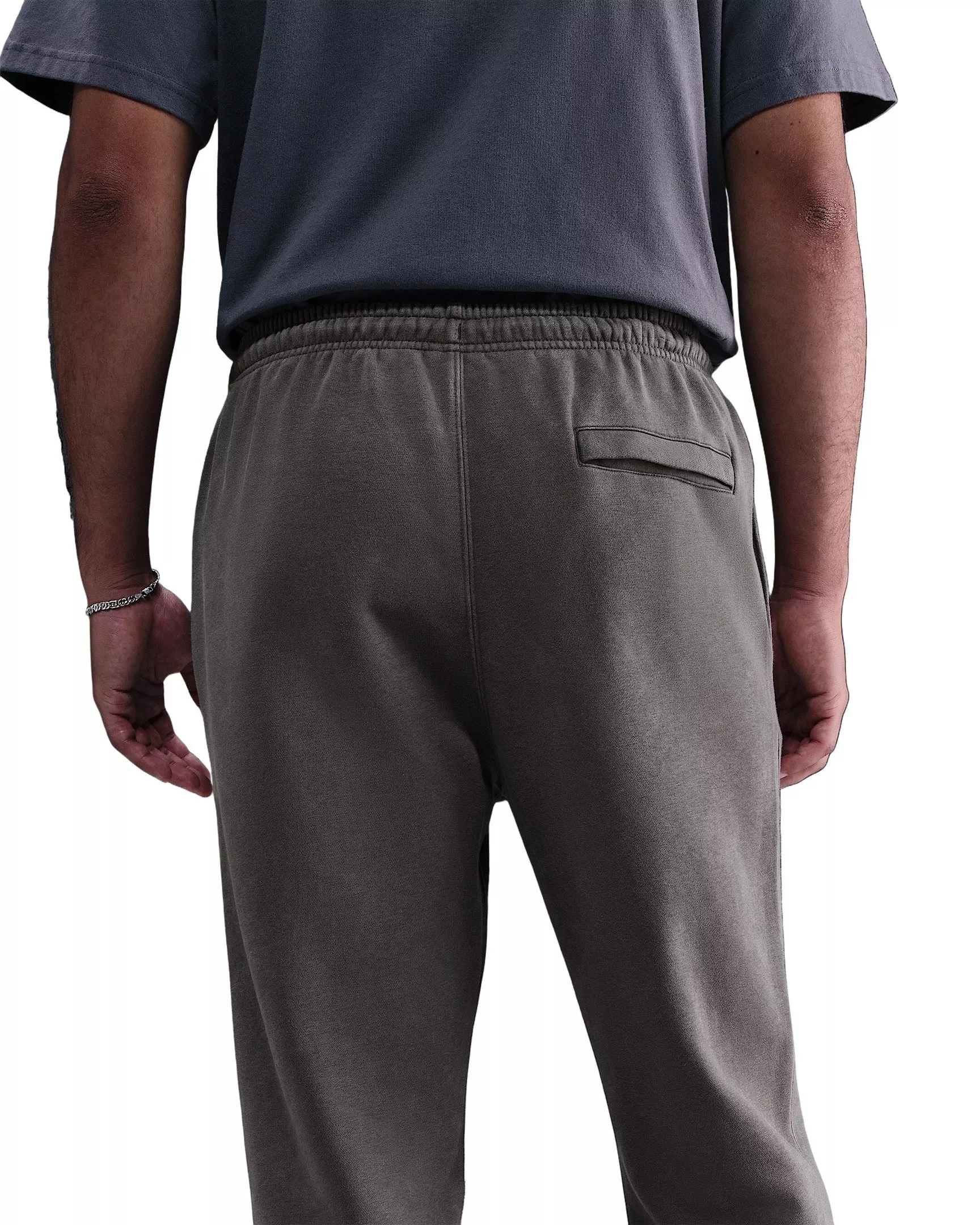 Nike Men's Sportswear BB Washed Cuffed Fleece Pants -Stone - STONE 