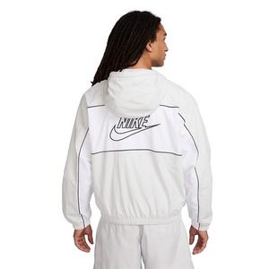 Nike Men's Club Hooded Jacket - Light Grey