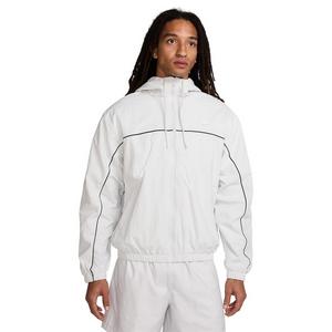 Nike Men's Club Hooded Jacket - Light Grey