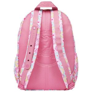 Crocs Back to School Customizable Backpack with EVA Front Pocket and Floral Jibbitz Charms - Rose - ROSE