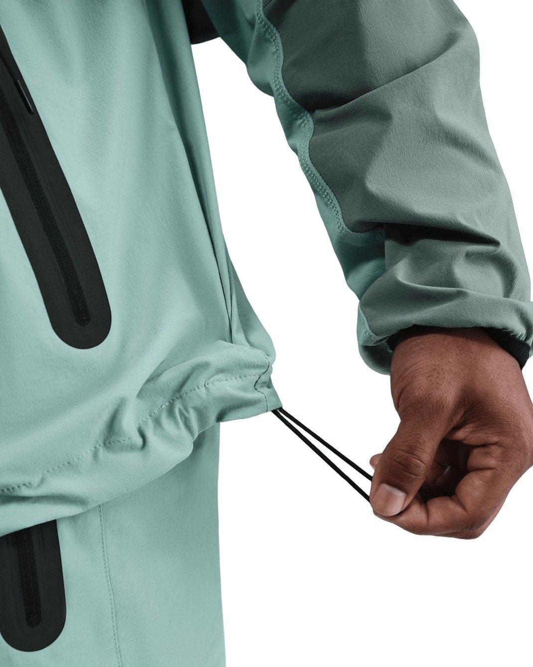 Nike Men's Tech Woven Jacket - Cannon/Green - CANNON/GREEN Thumbnail View 4