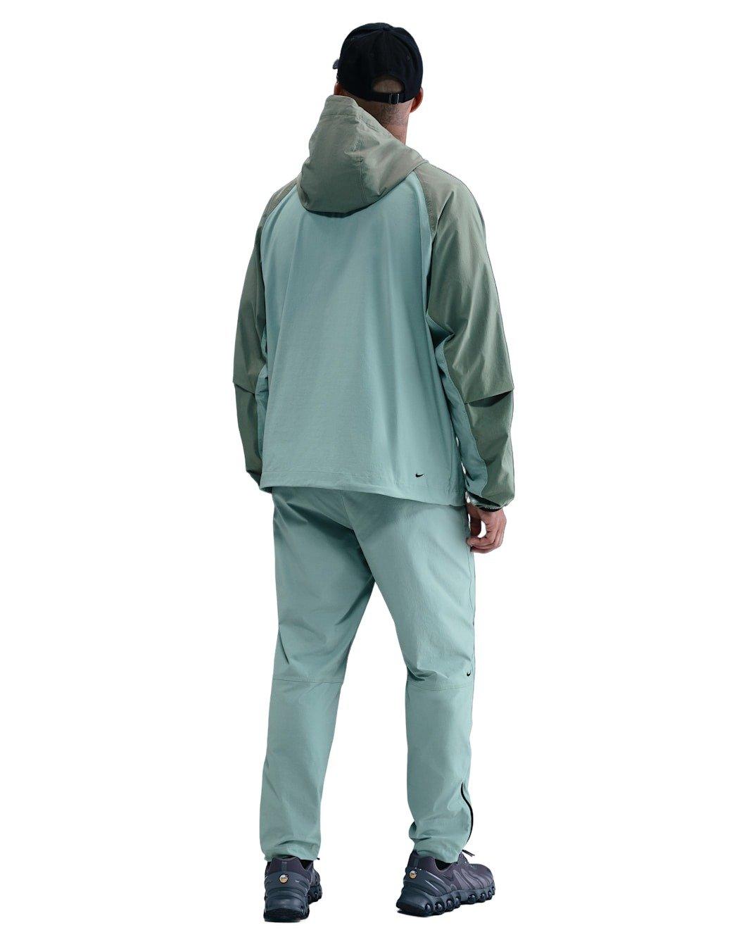 Nike Men's Tech Woven Jacket - Cannon/Green - CANNON/GREEN Thumbnail View 6