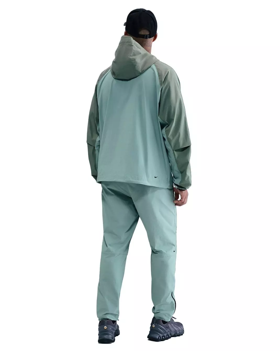 Nike Men's Tech Woven Jacket - Cannon/Green - CANNON/GREEN