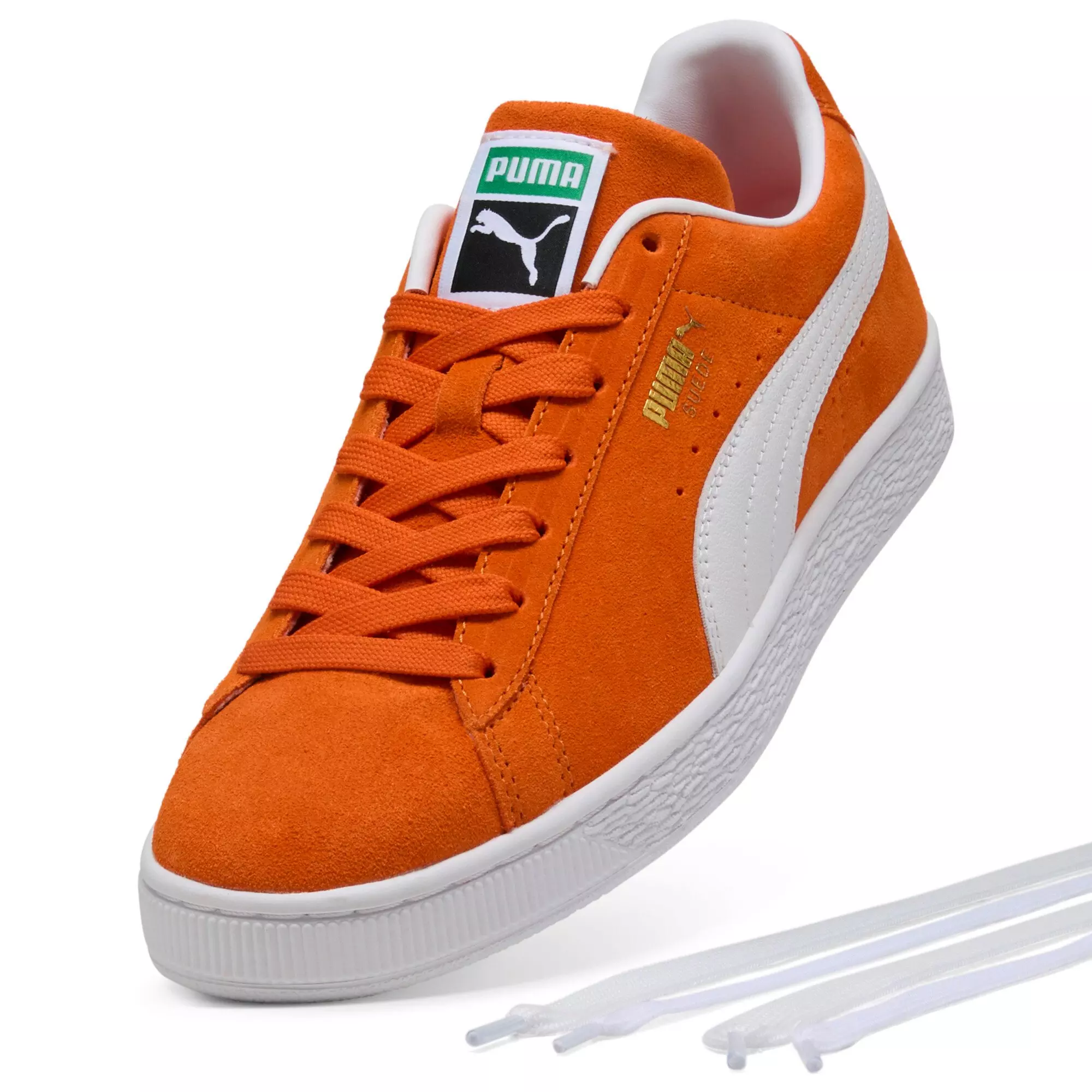 PUMA Suede Classic "Cayenne Pepper/PUMA White" Women's Shoe - PEPPER/WHITE