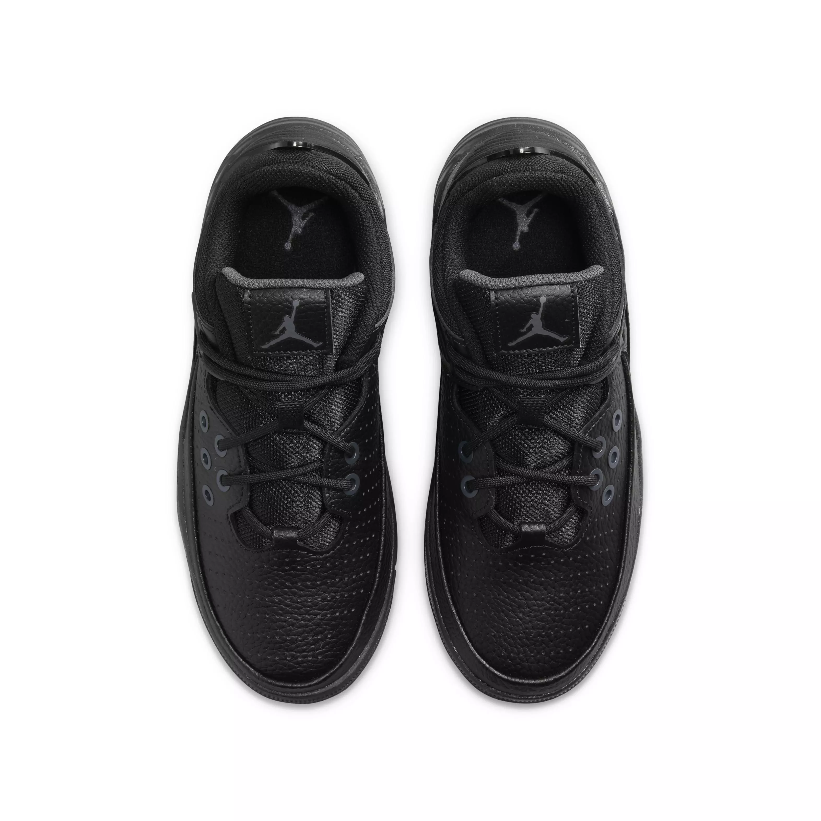 Jordan Max Aura 5 "Black/Anthracite/Black" Grade School Boys' Shoe - BLACK/ANTHRACITE/BLACK