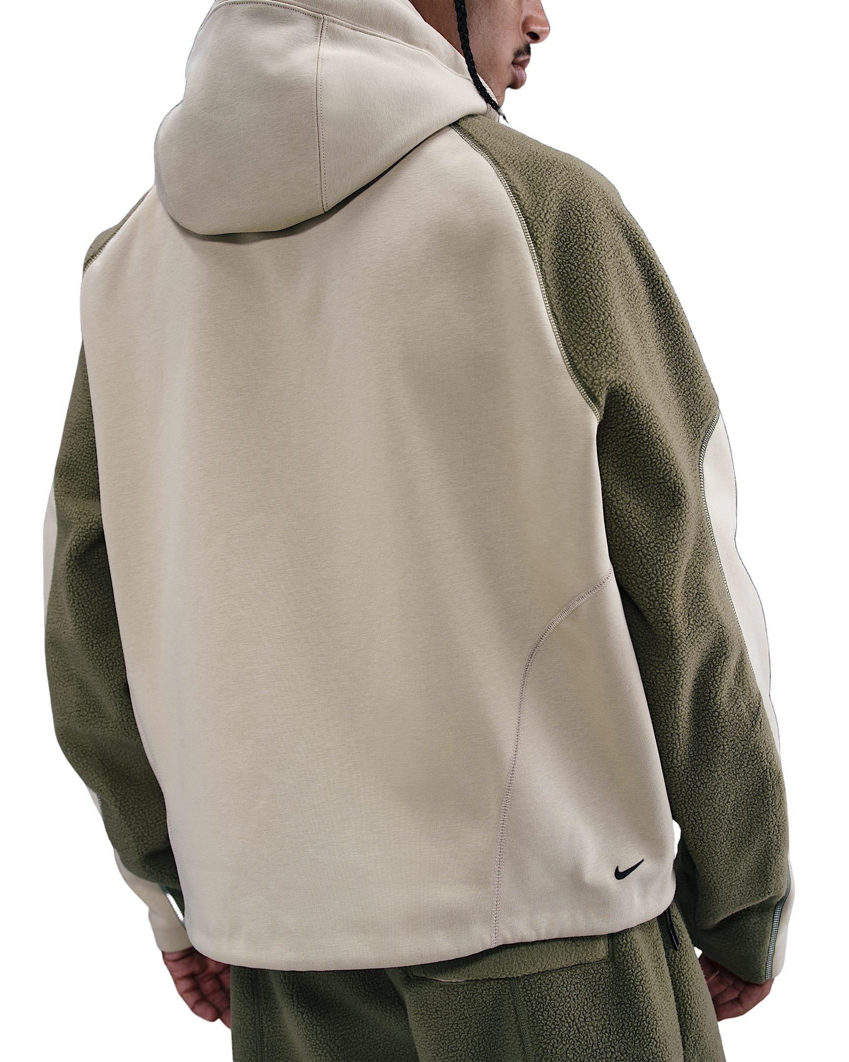 Nike Men's Tech Boreas Oversized Hoodie - BROWN Thumbnail View 2