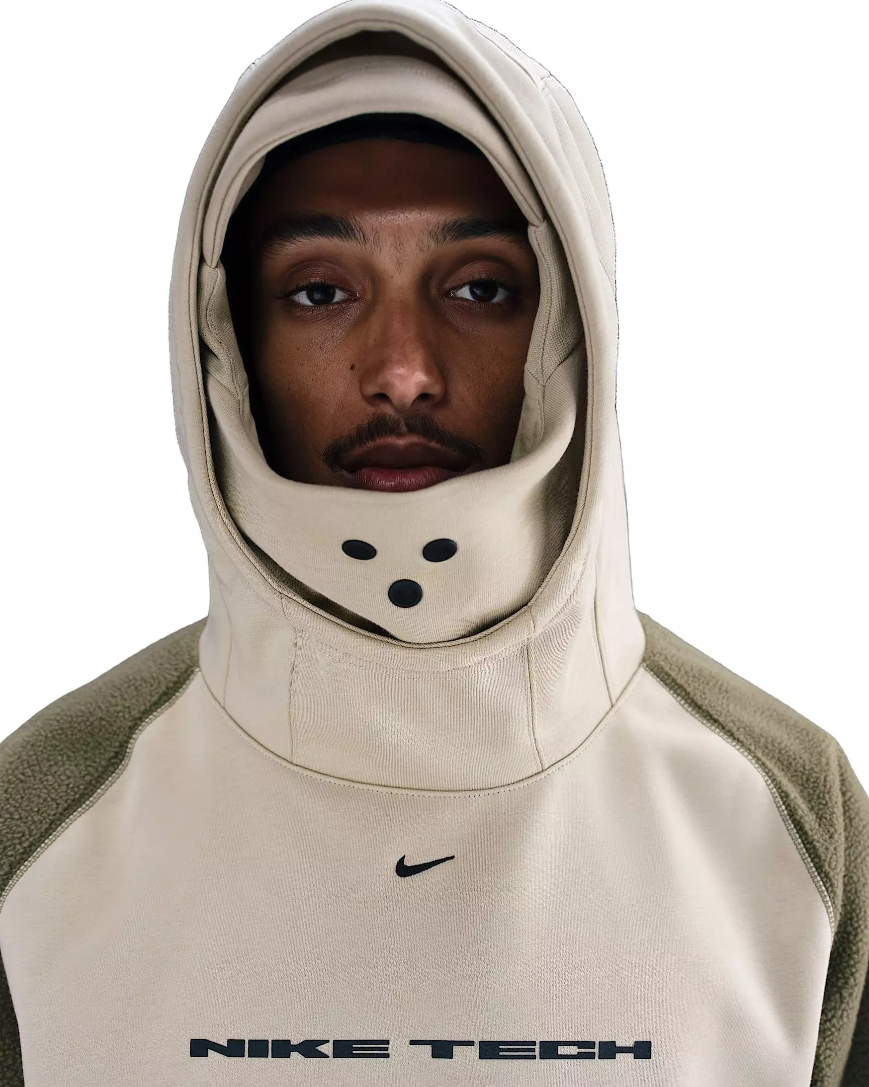 Nike Men's Tech Boreas Oversized Hoodie - BROWN