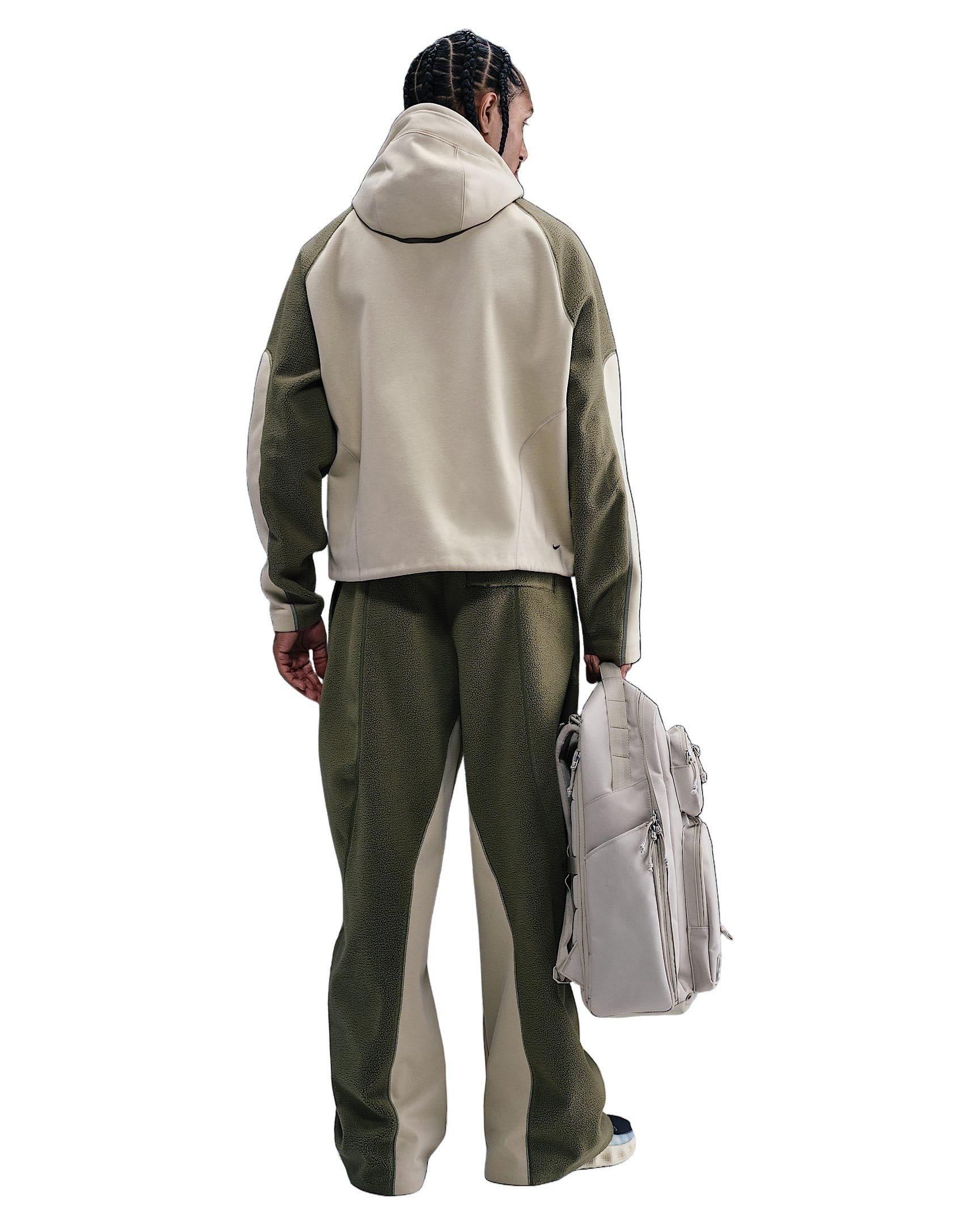 Nike Men's Tech Boreas Oversized Hoodie - BROWN Thumbnail View 7