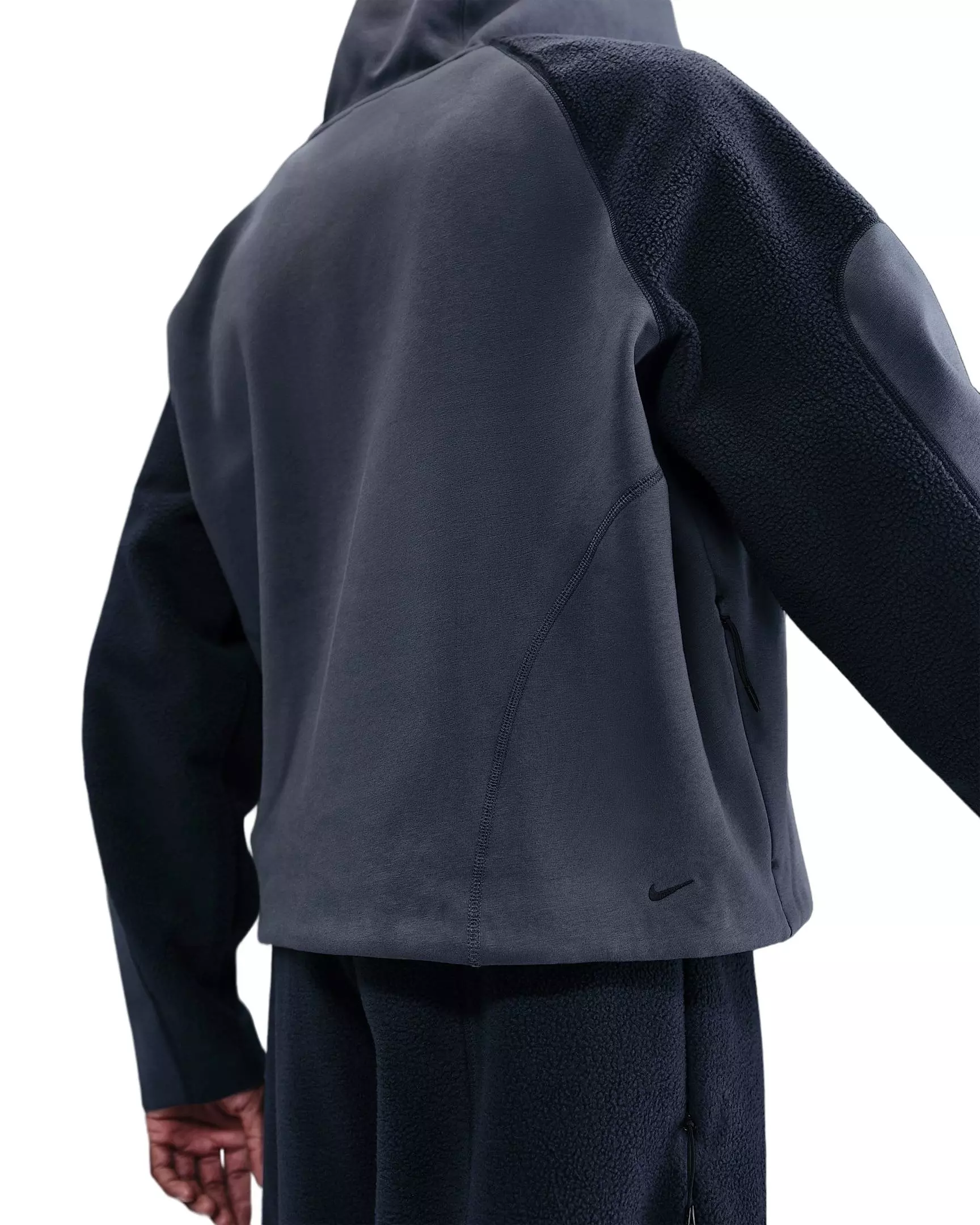 Nike Men's Tech Boreas Oversized Hoodie - BLUE