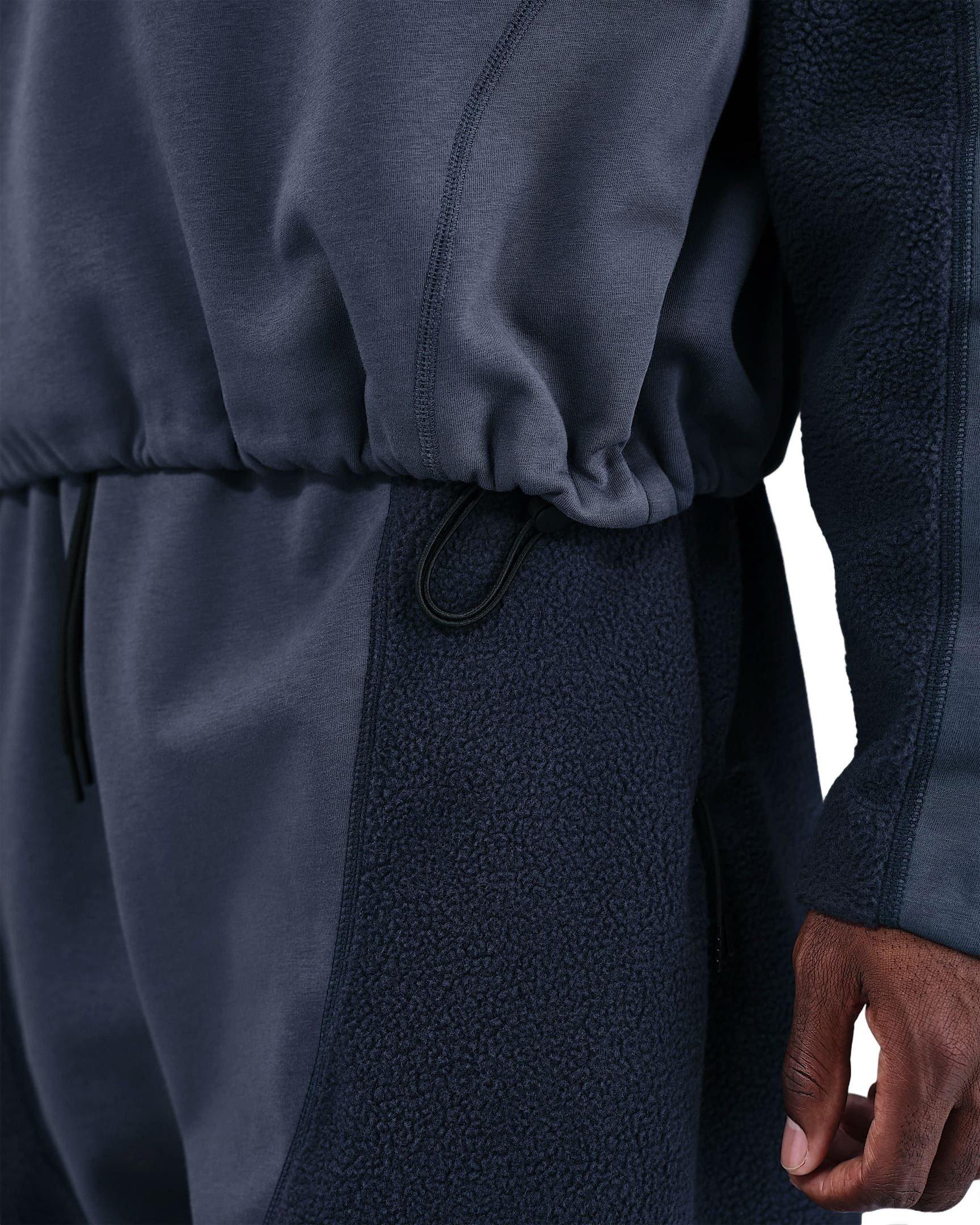 Nike Men's Tech Boreas Oversized Hoodie - BLUE Thumbnail View 5