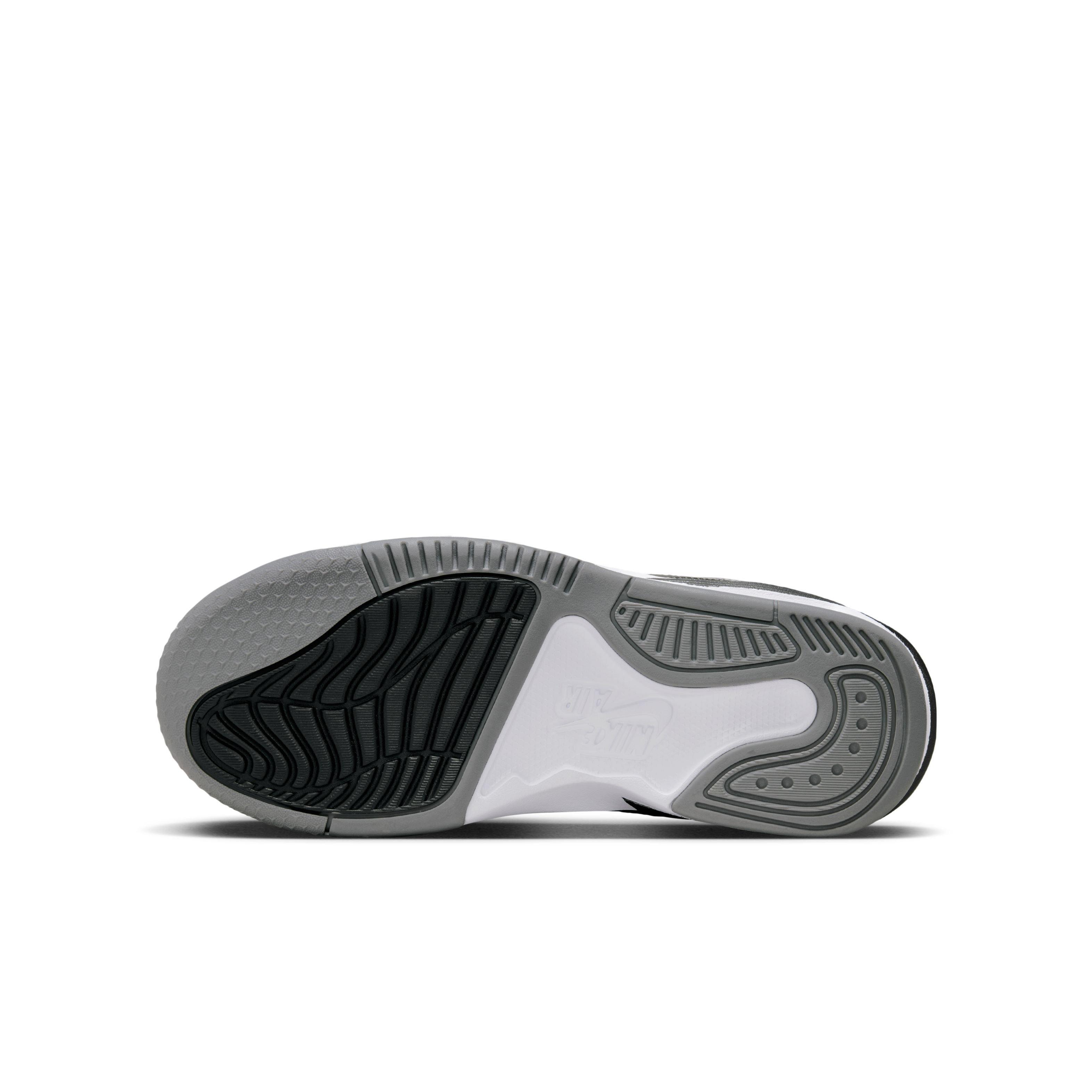 Jordan Max Aura 5 "Cement Grey/Anthracite/Topaz Gold/White" Grade School Boys' Shoe - GREY/ANTHRACITE/GOLD/WHITE Thumbnail View 6