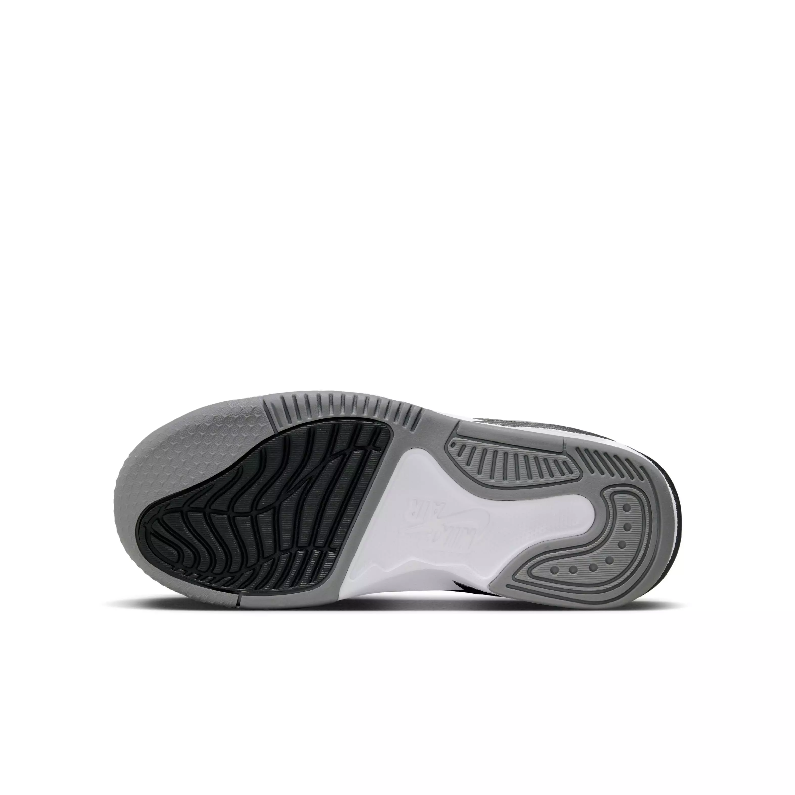 Jordan Max Aura 5 "Cement Grey/Anthracite/Topaz Gold/White" Grade School Boys' Shoe - GREY/ANTHRACITE/GOLD/WHITE