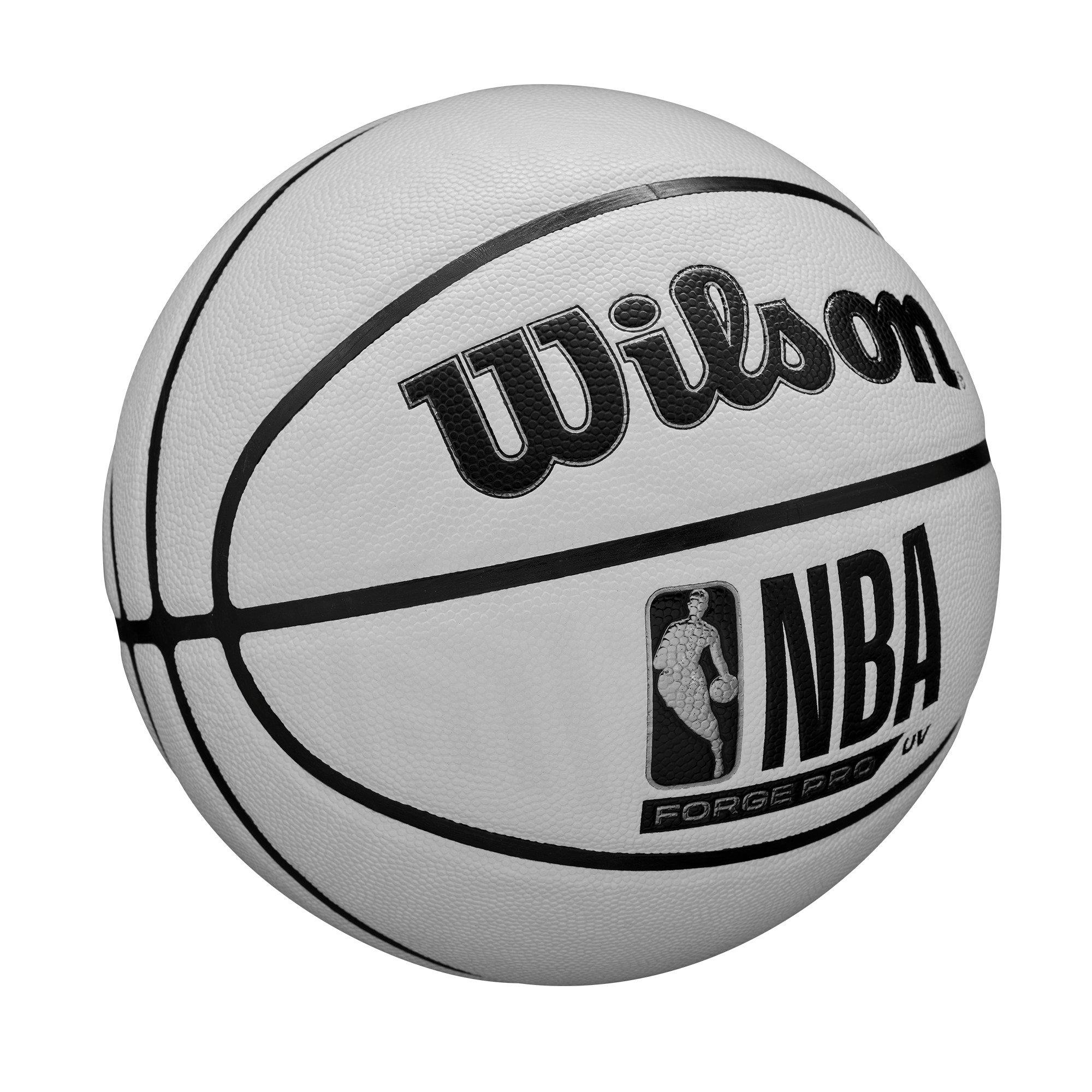 Wilson NBA Forge Pro 7 Basketball-Light Grey - LT GREY Thumbnail View 4