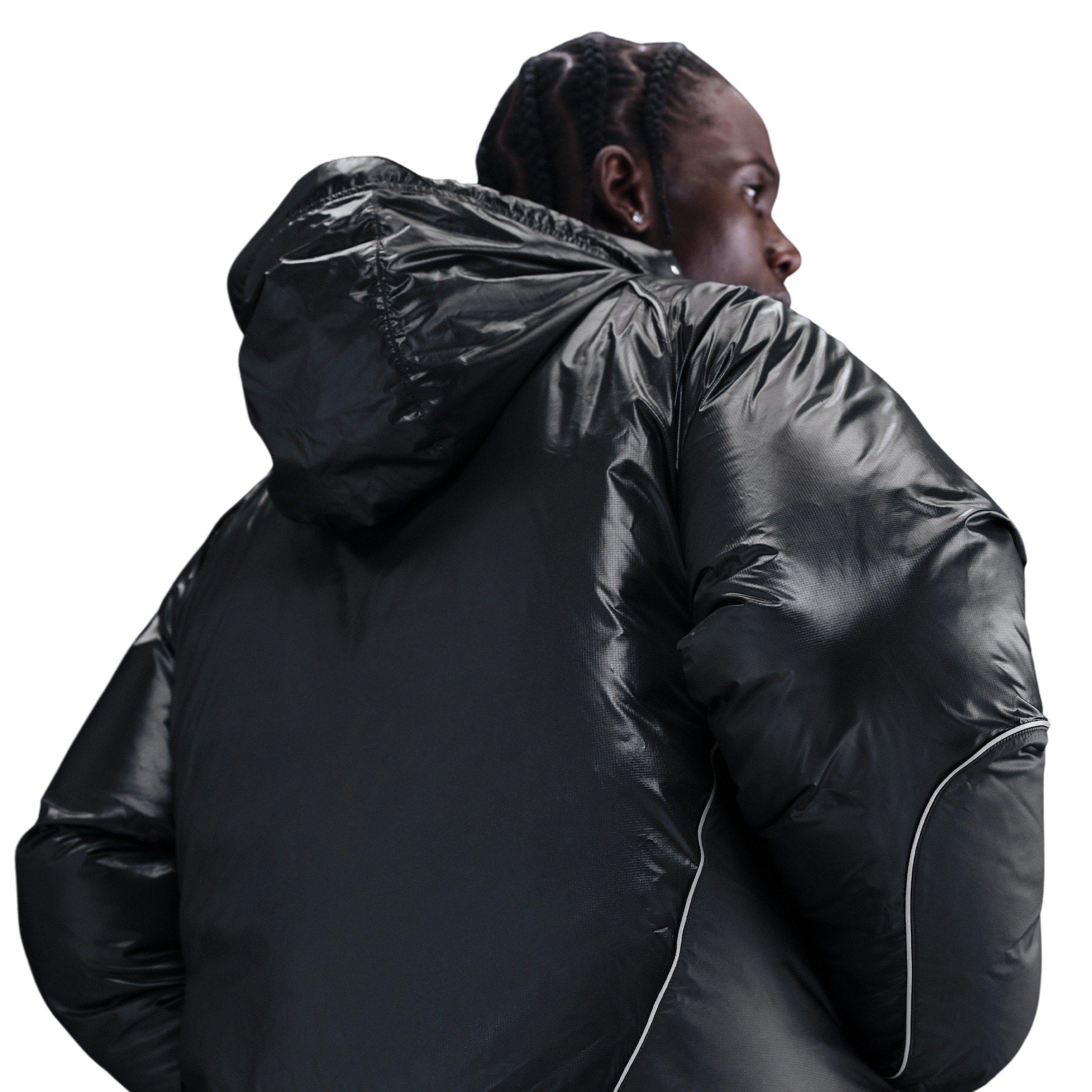 Nike Men's Tech Street Vision Bubble Jacket -Black - BLACK Thumbnail View 2