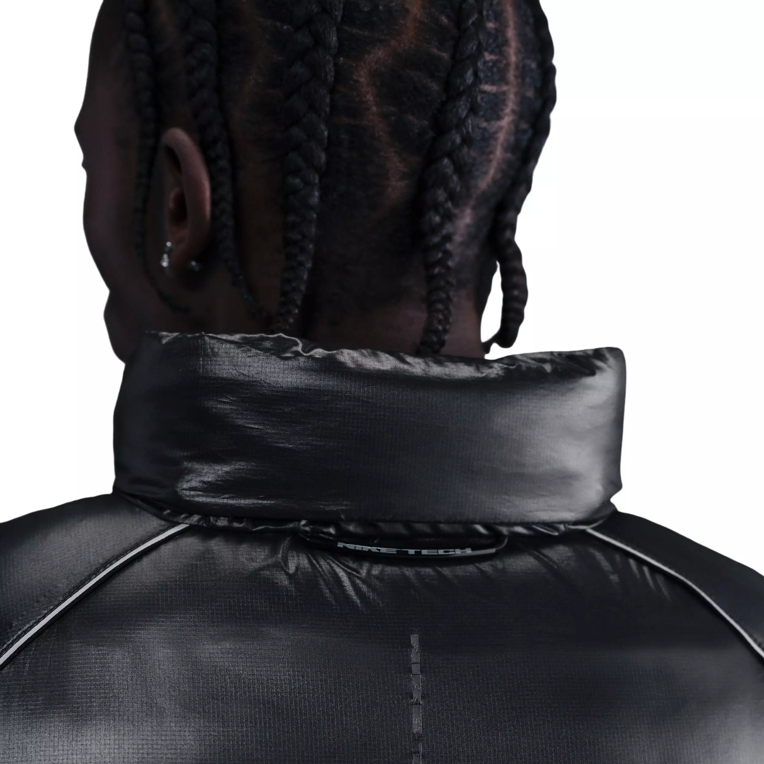 Nike Men's Tech Street Vision Bubble Jacket -Black - BLACK