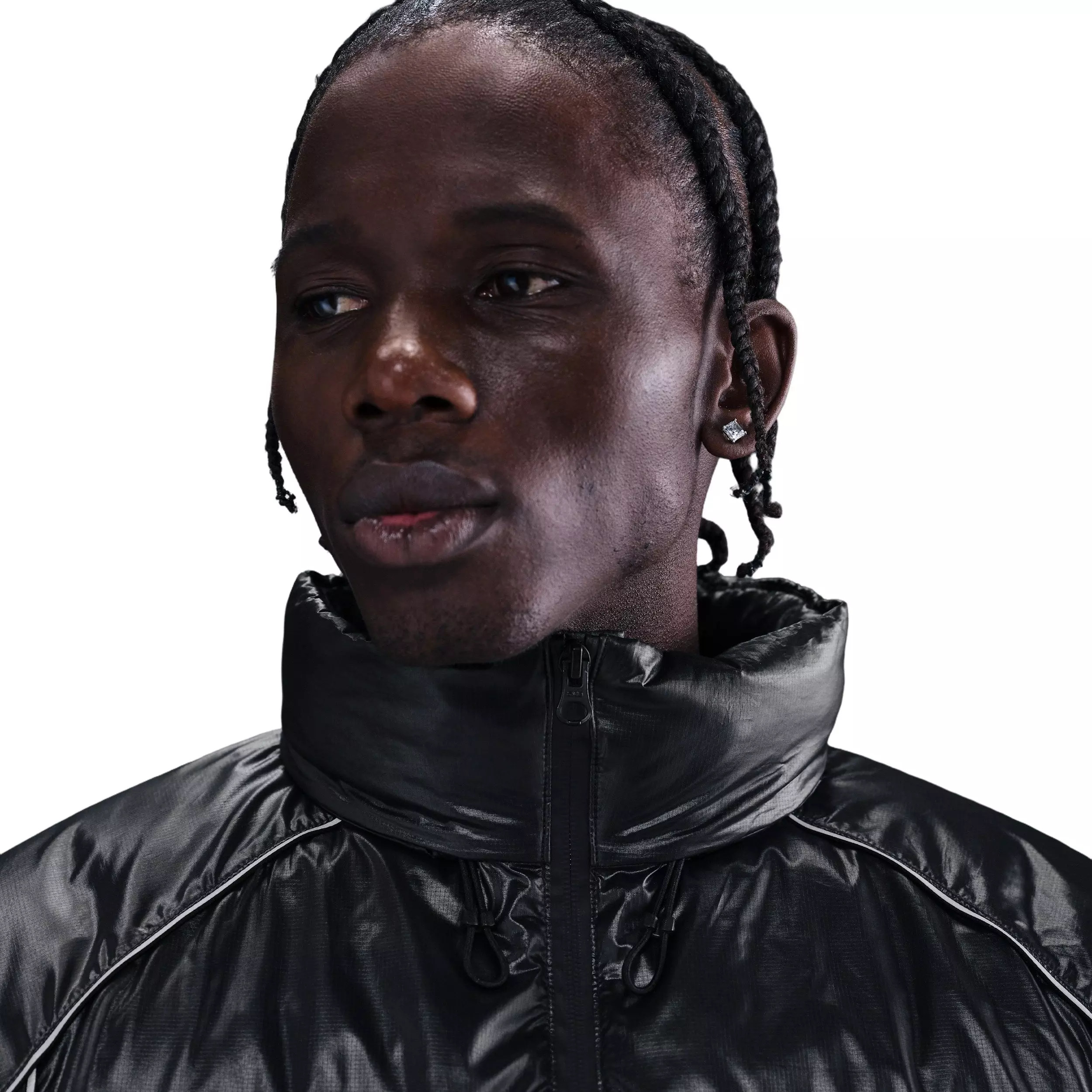 Nike Men's Tech Street Vision Bubble Jacket - Black - BLACK