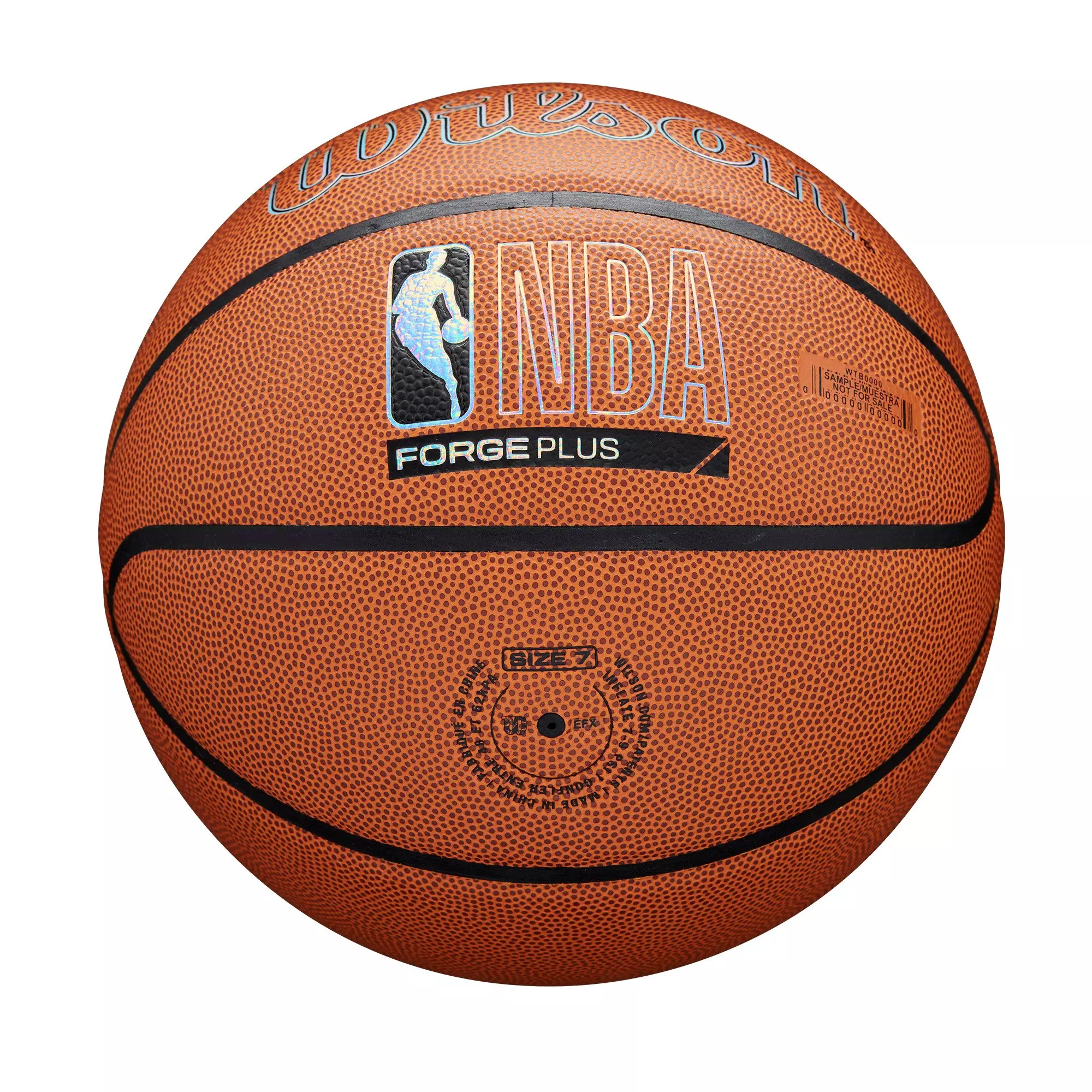 Wilson NBA Forge Plus 7 Basketball-Brown - BROWN