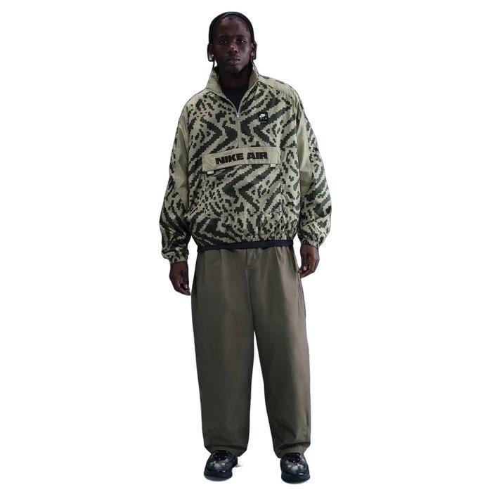 Nike Men's Air 1/2 Zip Jacket - GREEN Thumbnail View 4