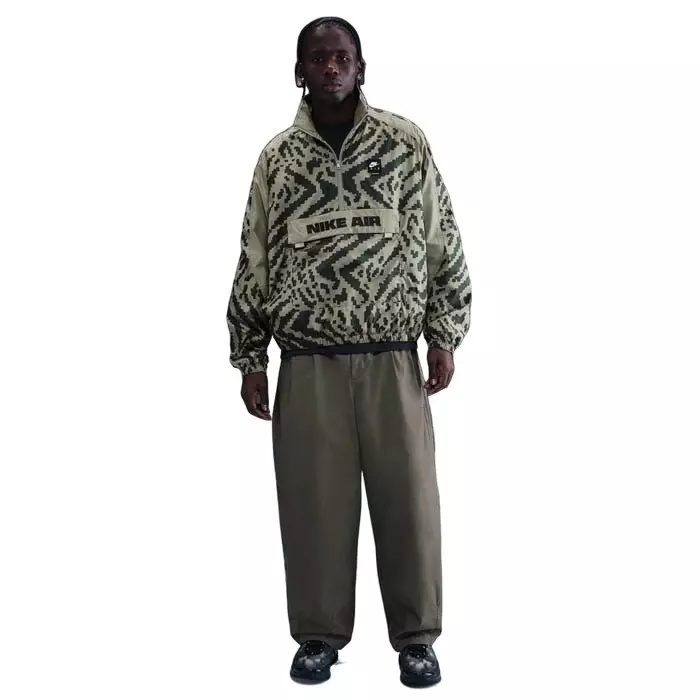 Nike Men's Air 1/2 Zip Jacket - GREEN