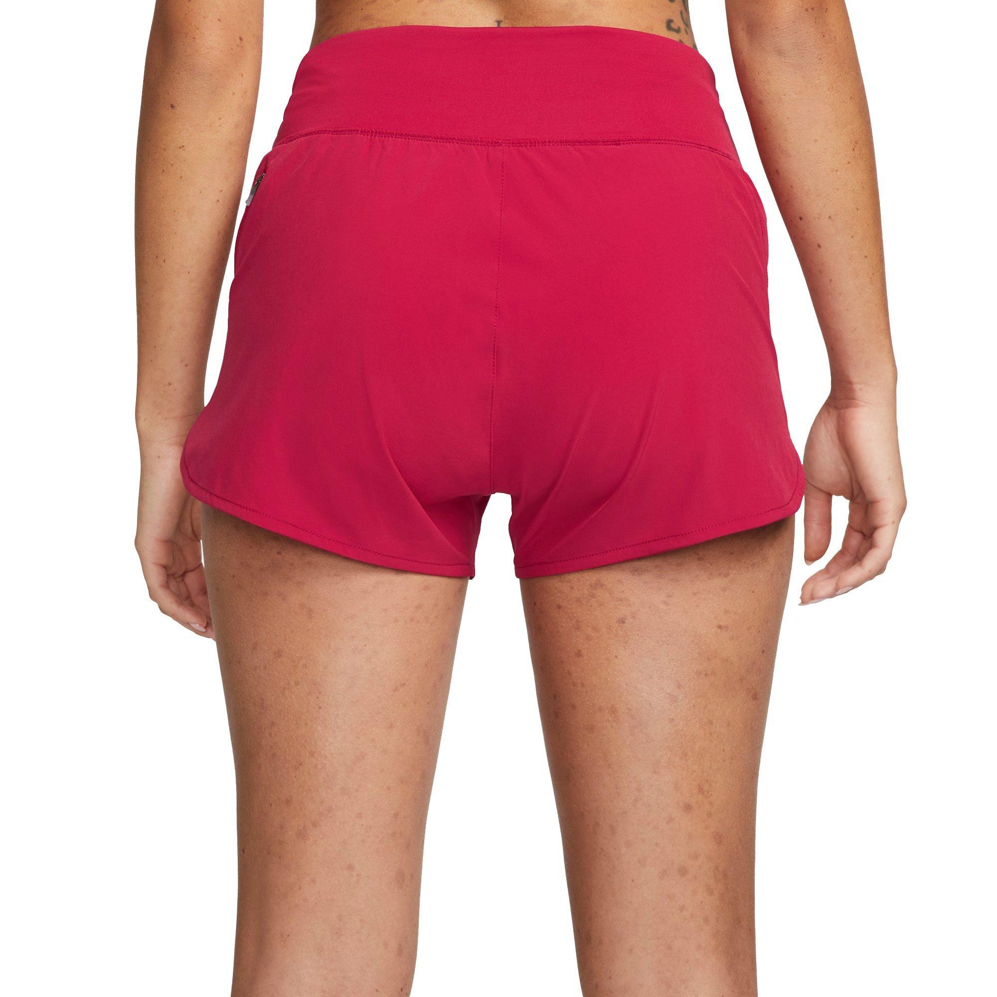 Nike Eclipse Women's 3" Running Shorts - RED Thumbnail View 2