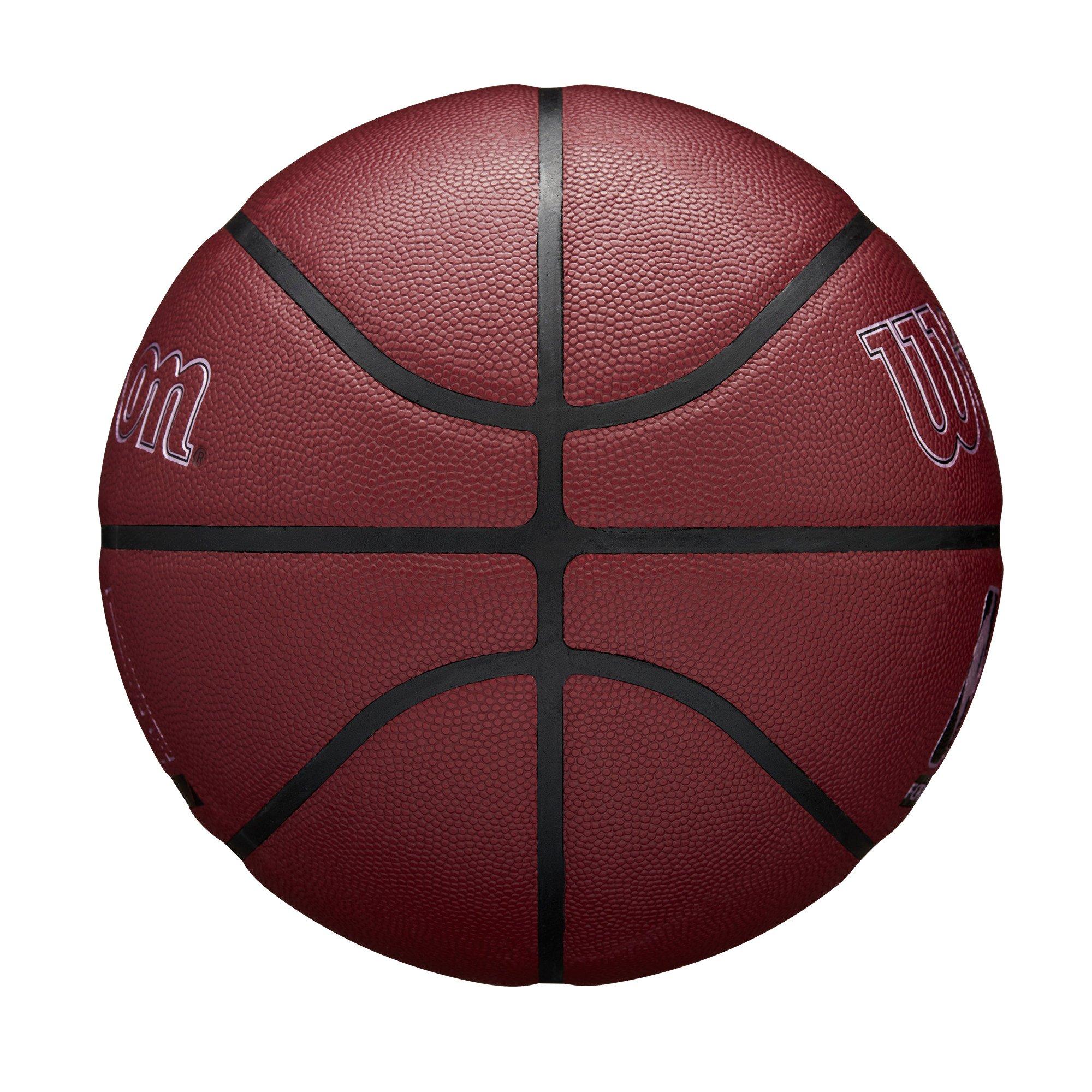 Wilson NBA Forge Plus 7 Basketball-Maroon