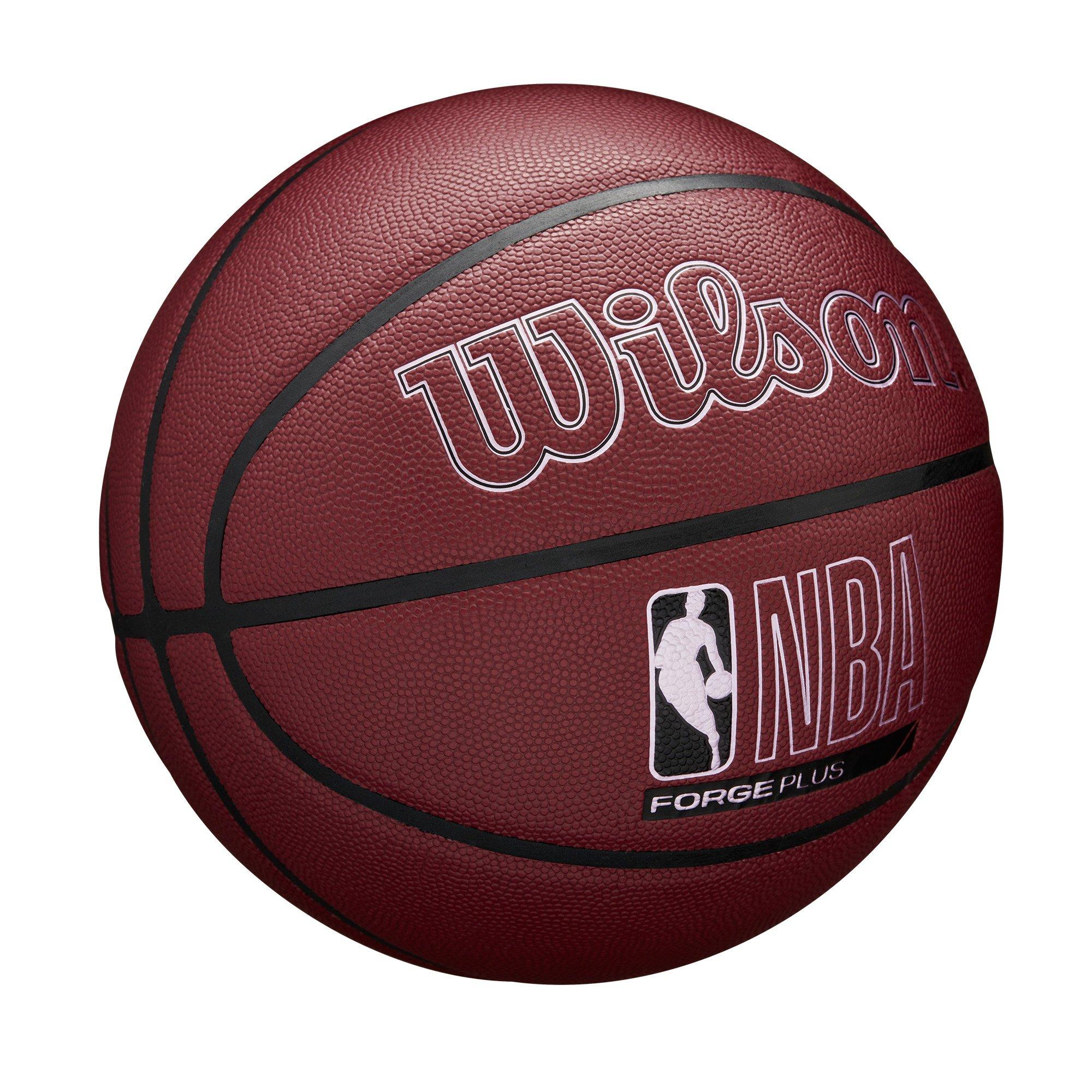 Wilson NBA Forge Plus 7 Basketball-Maroon